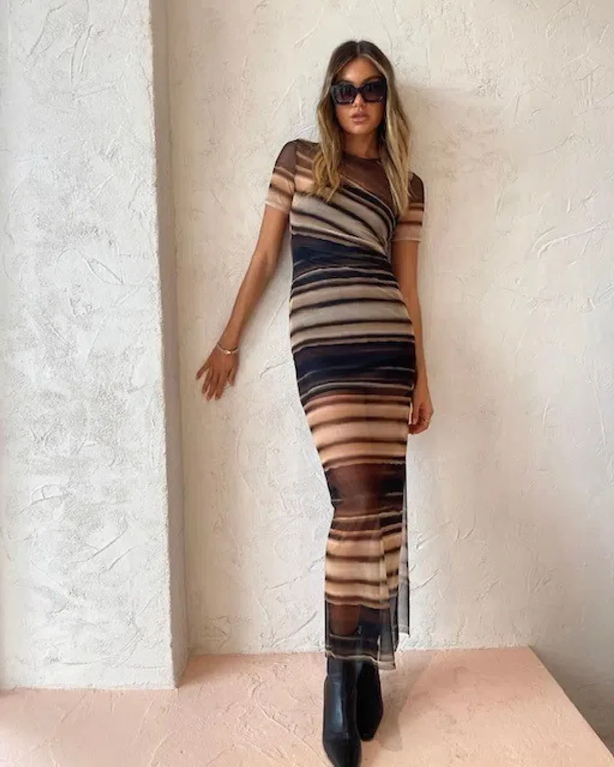 Bec & Bridge Watercolour Maxi Dress Print Size 10 - Image 2