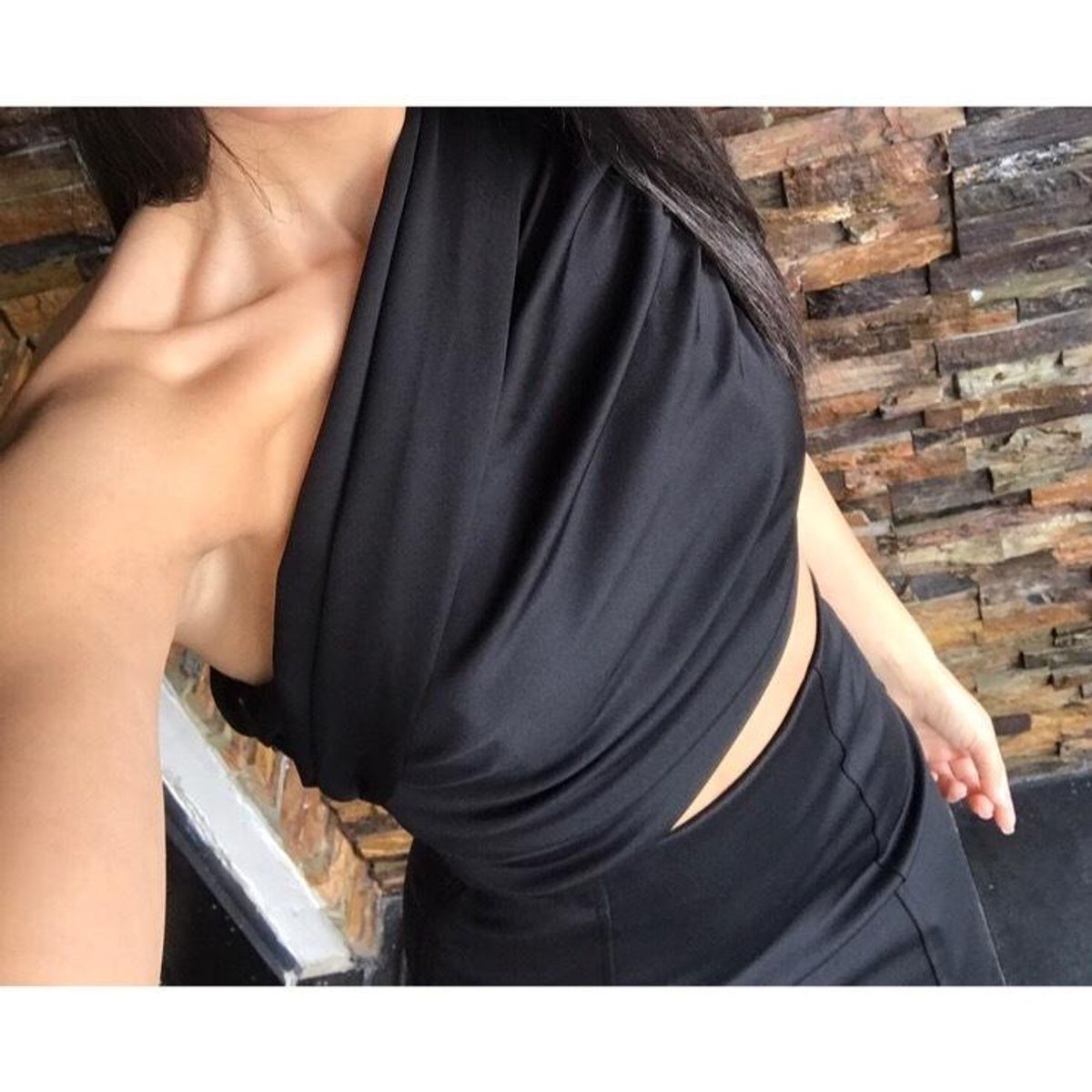 MISHA Beradonna One Shoulder Dress Black Size 6/XS - Image 5