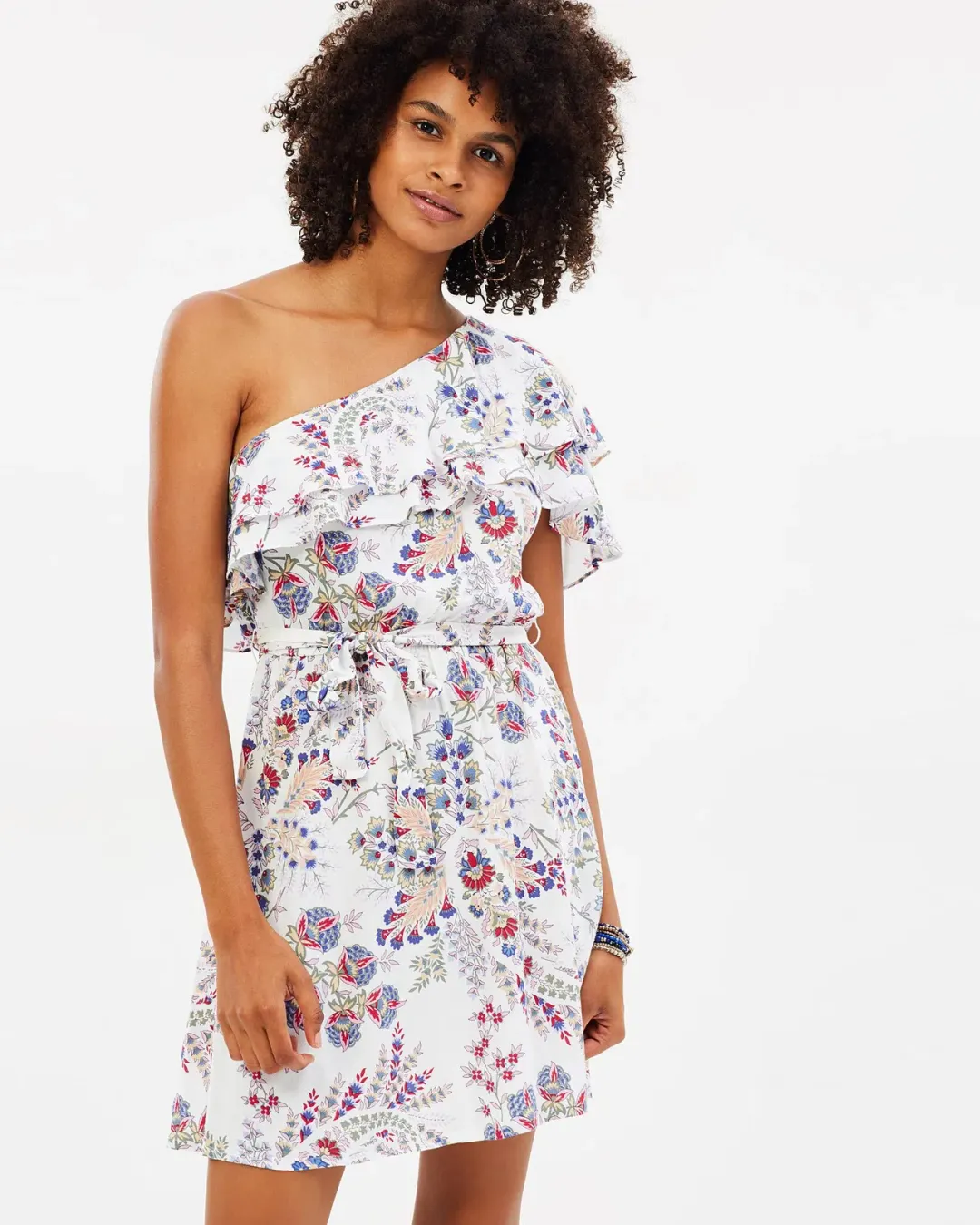 Tigerlily One Shoulder Dress Floral Size AU 10 for rent on The Volte - main image