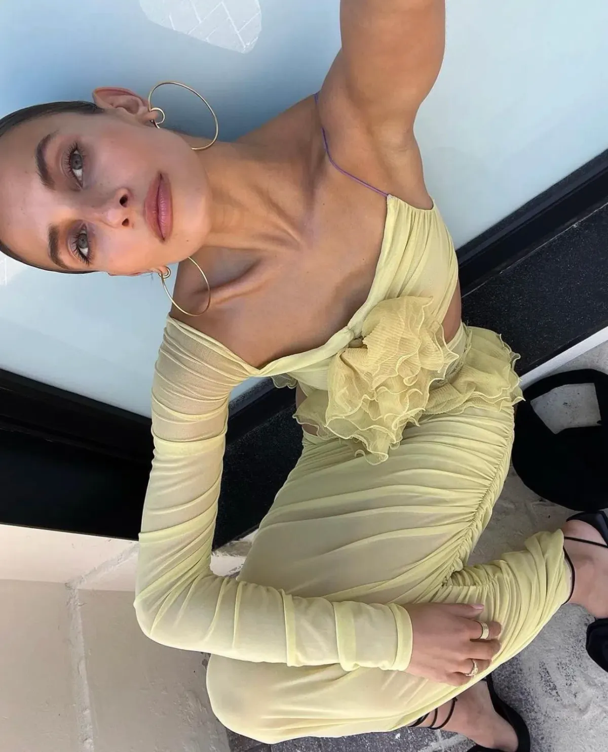 BEC & BRIDGE SPIRAL CRUSH ASYM MAXI | CITRUS - SIZE 10 - Image 4