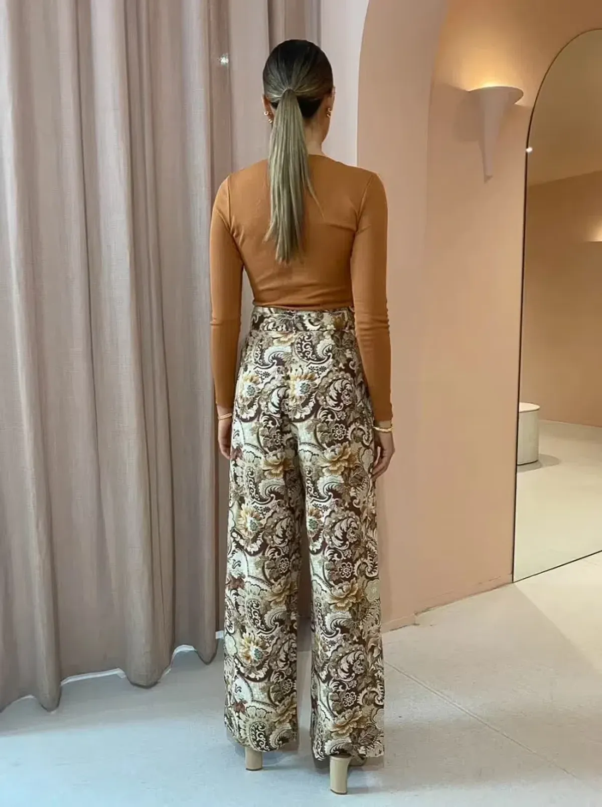 Alemais Phillipa Pant Print Size AU 10 - Image 2