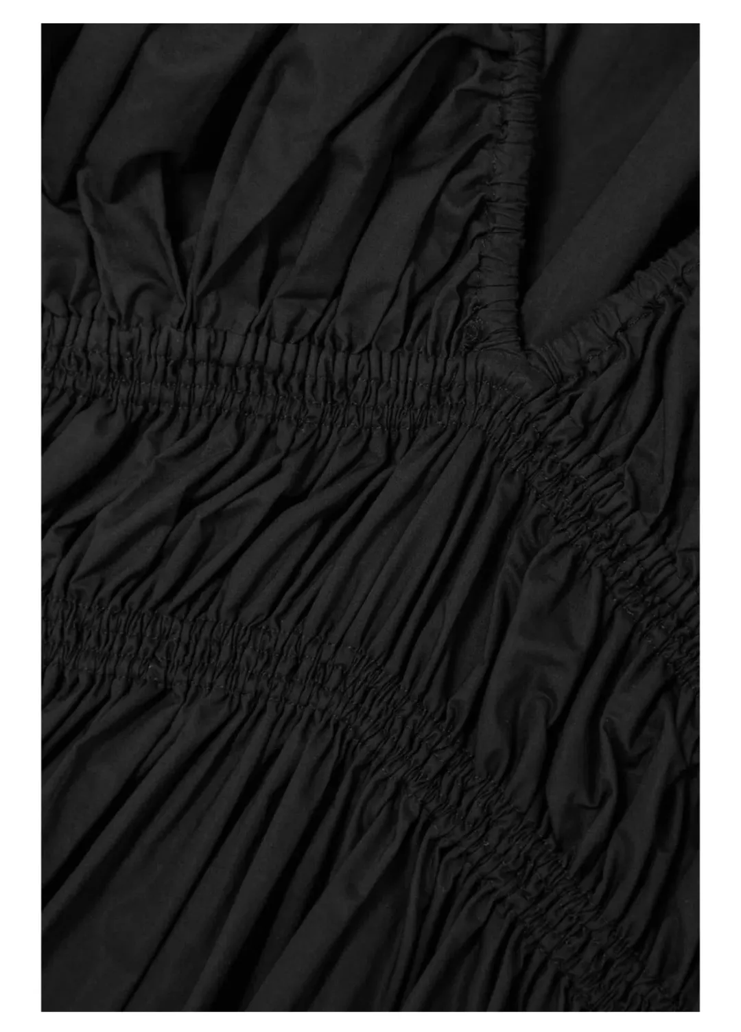 Matteau Mini Poplin Dress Organic Cotton Black Size AU 6 for rent on The Volte - main image