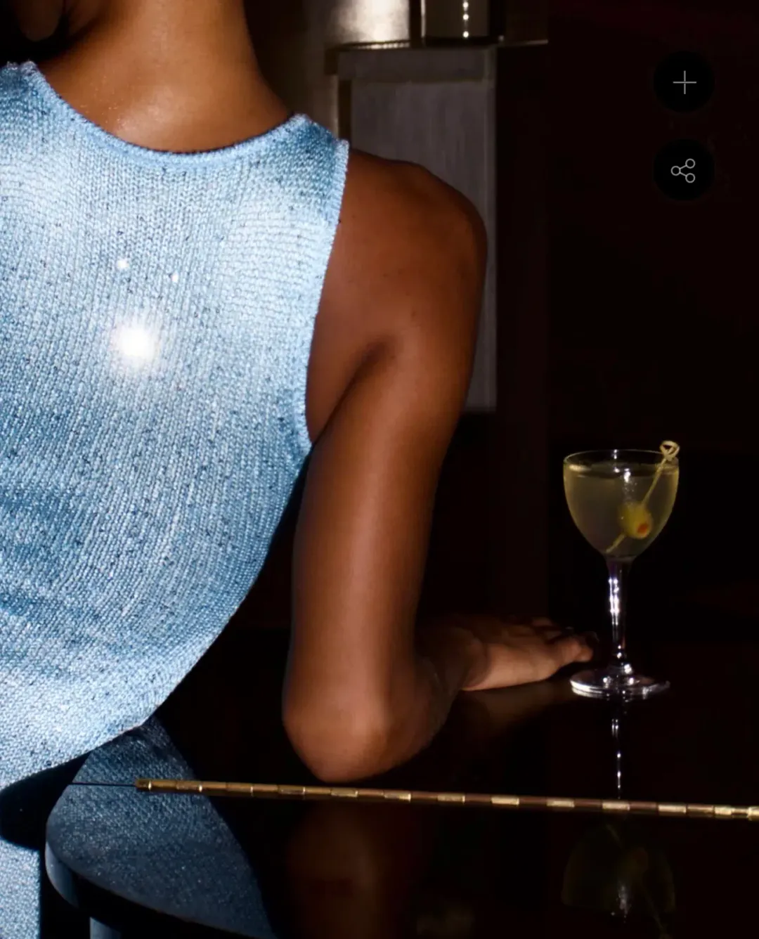 Asta Resort Natalia Mini Dress Baia Blue Sequin Size S / AU 8 for rent on The Volte - main image