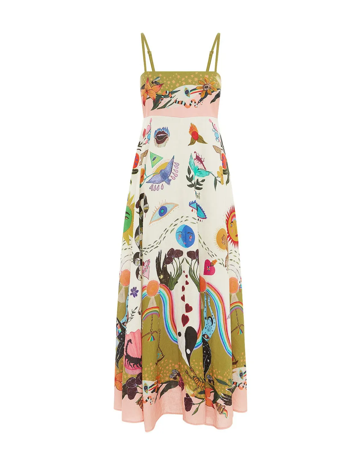 Alemais Evergreen Sundress in Multi Size AU 8 - Image 5