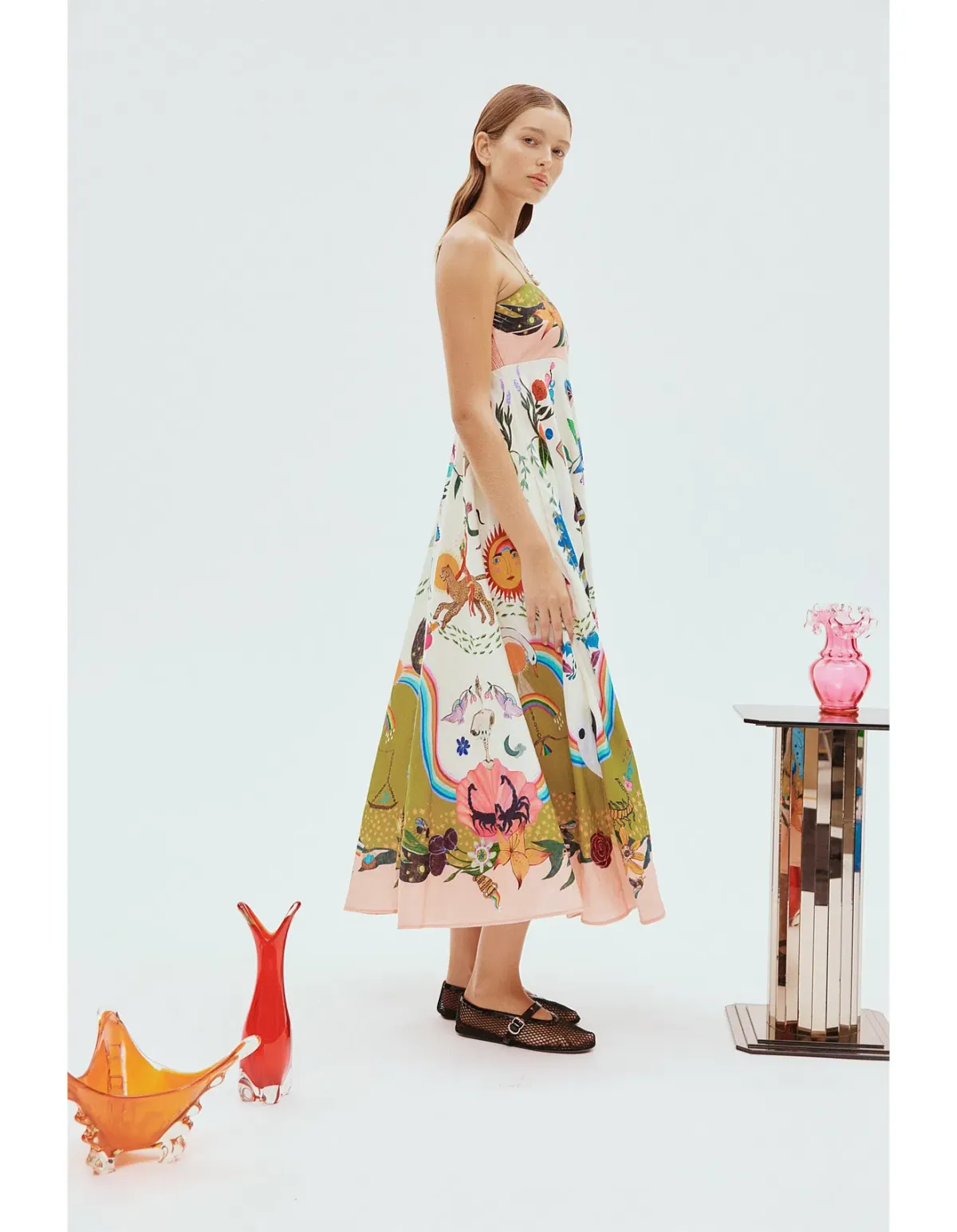 Alemais Evergreen Sundress in Multi Size AU 8 - Image 3