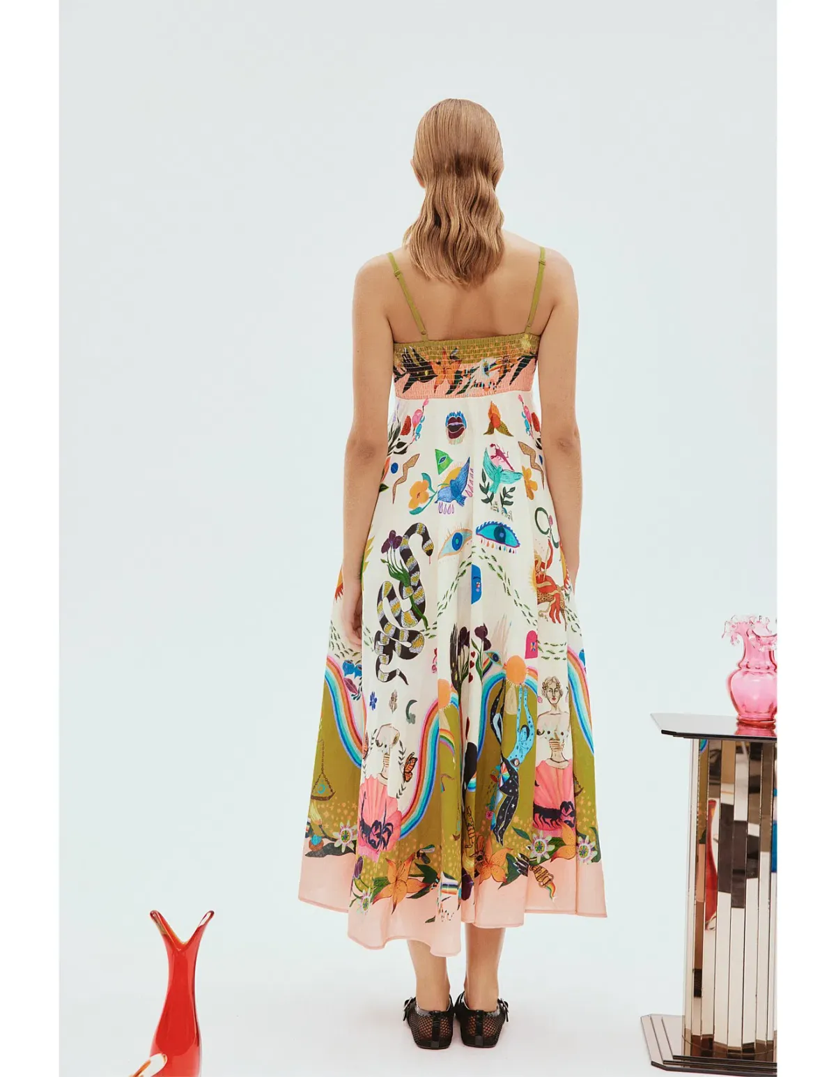 Alemais Evergreen Sundress in Multi Size AU 8 - Image 4