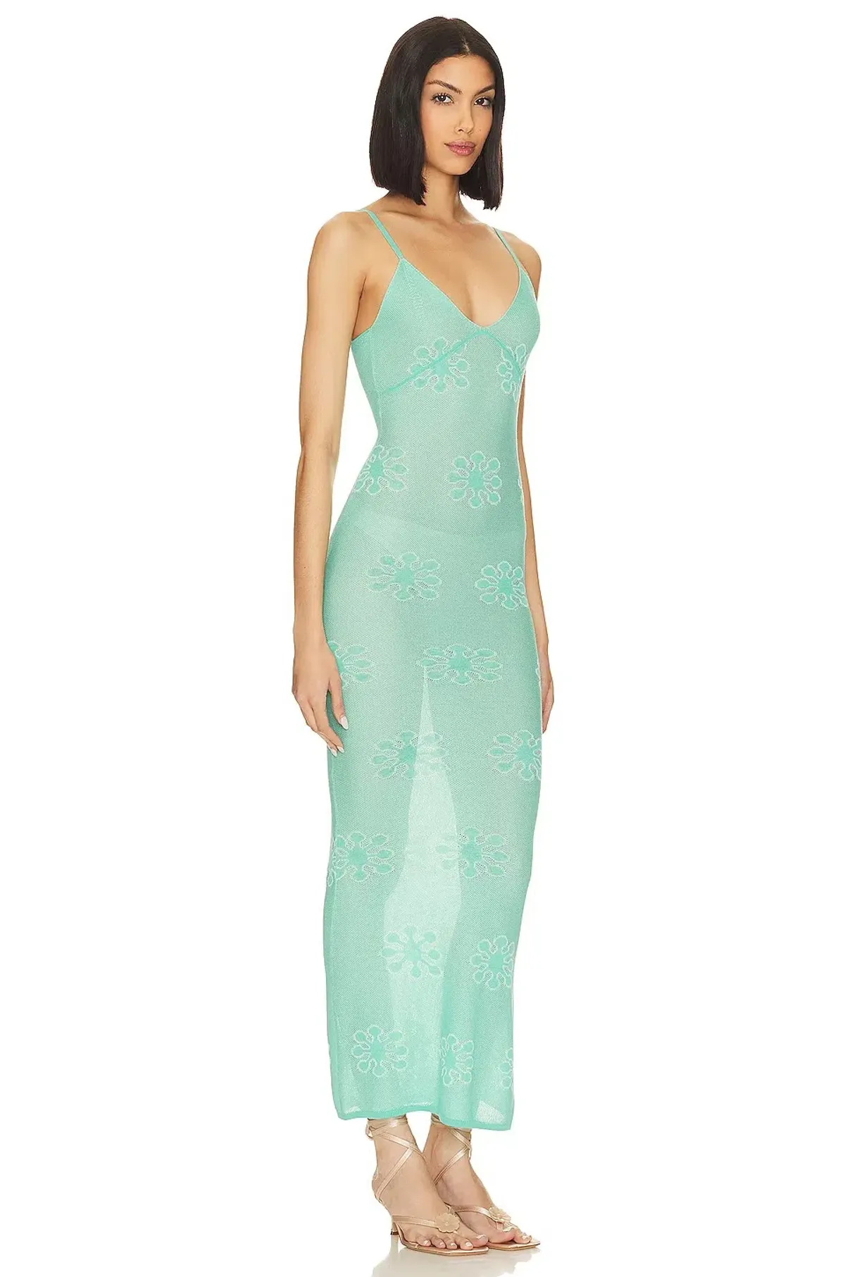 Asta Resort Delilah Dress in Aquamarine Size S/Au 8 - Image 6
