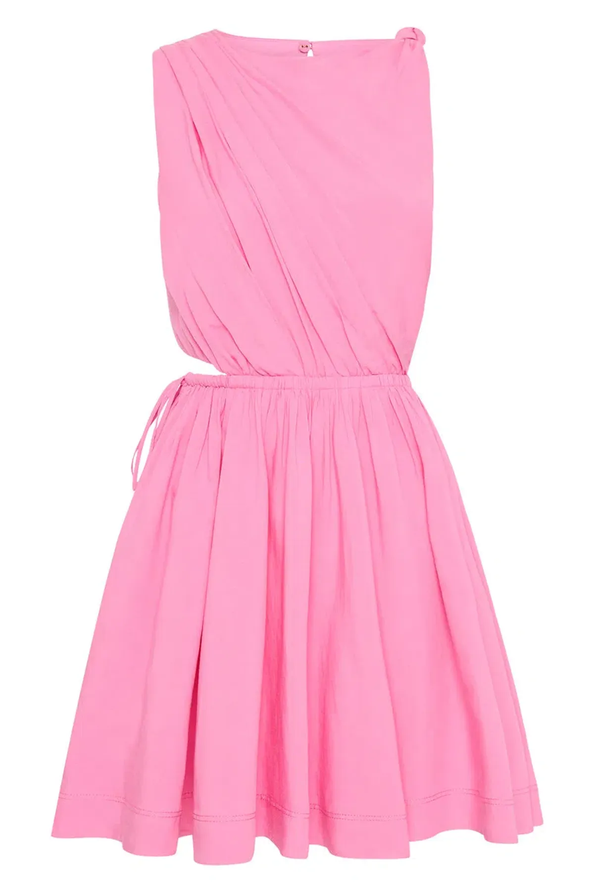 Aje Abbey Twisted Mini Dress Pink Size 14 - Image 3