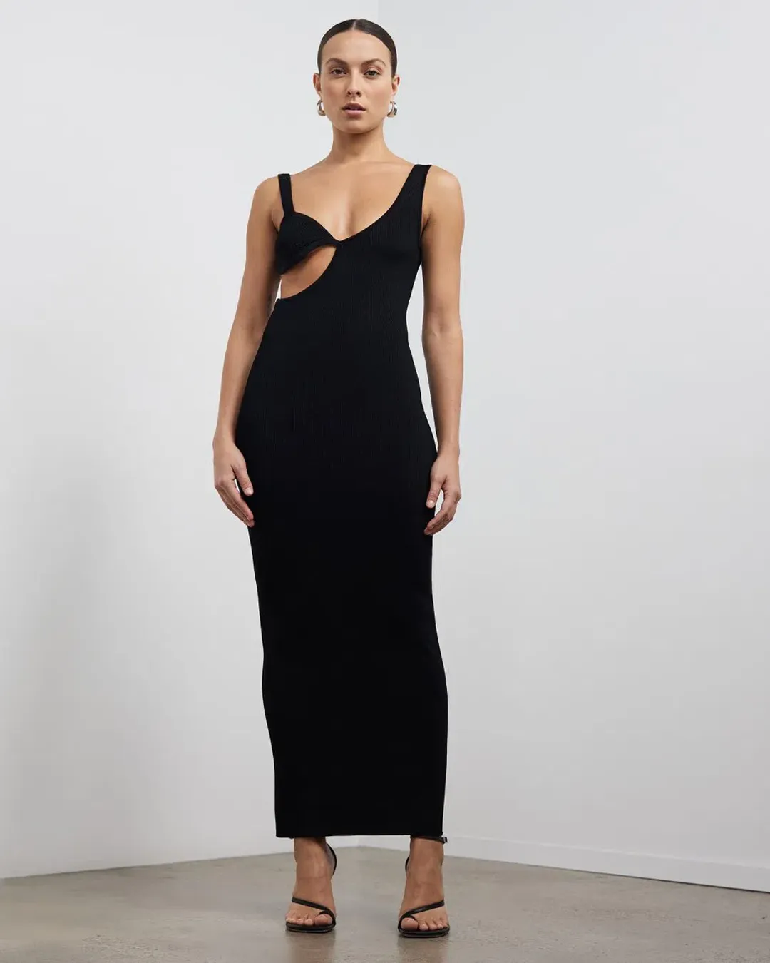 Auteur Studio Paris Midi Dress Black Size S / AU 8 for rent on The Volte - main image