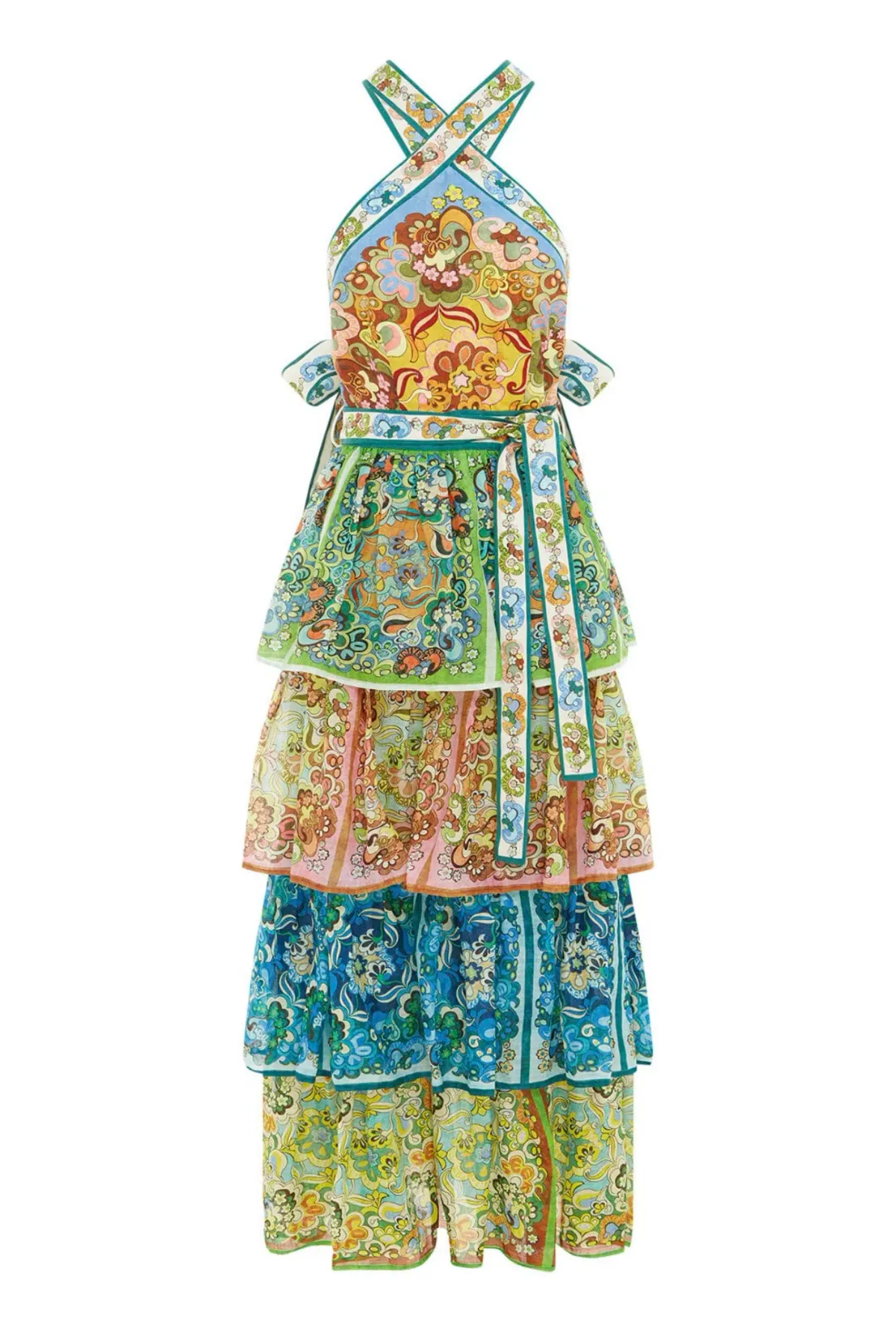 Alemais    Dreamer Halter Tier Dress   Size 10 - Image 5