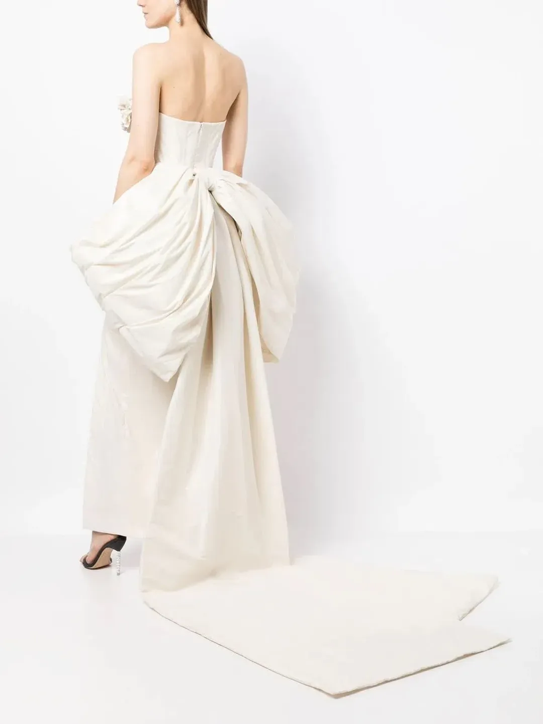 Rachel Gilbert Romy Gown Cream Size 10 for rent on The Volte - main image