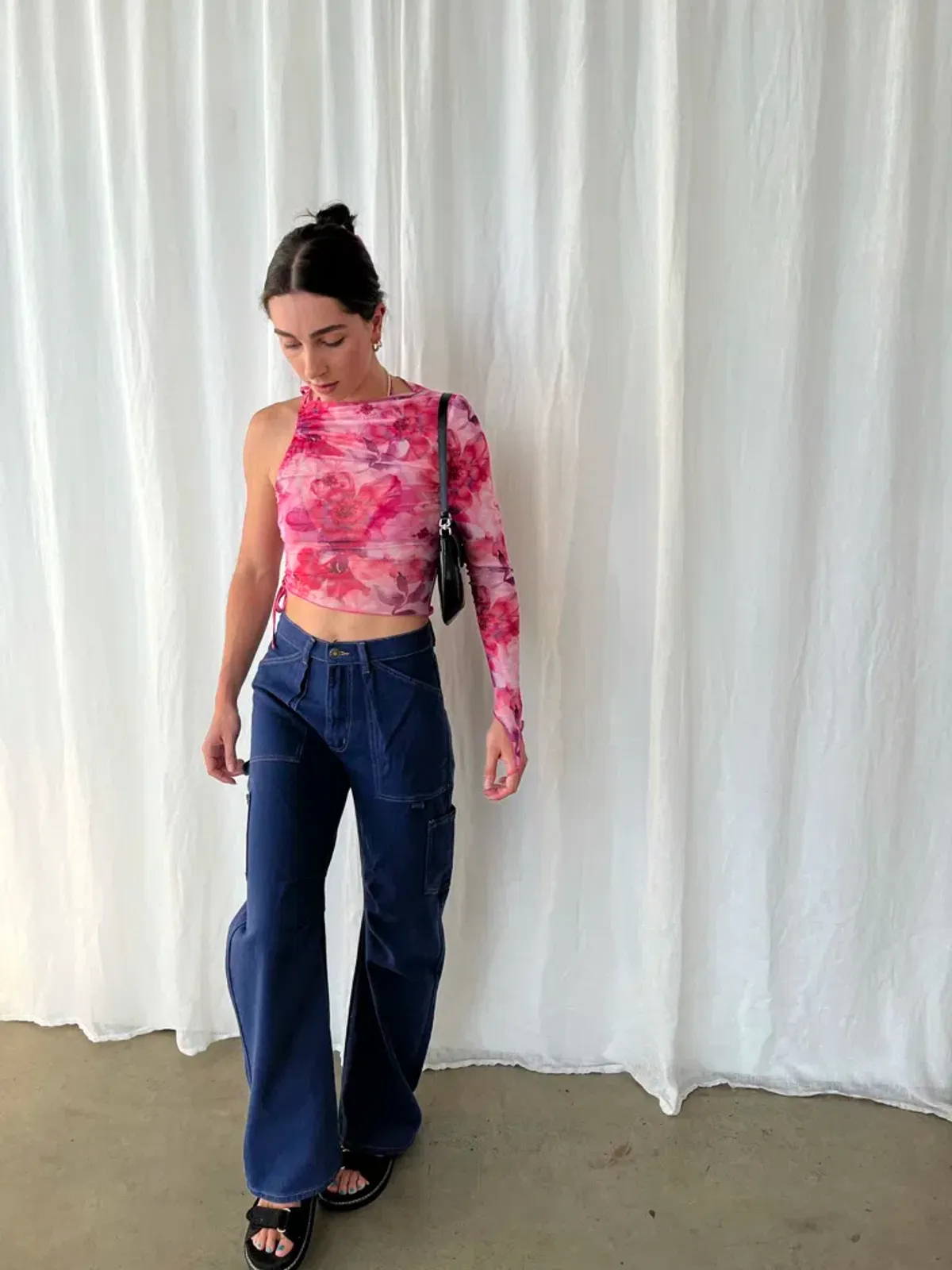 I.AM.GIA Jamari Top Pink Floral Size XXS / AU 6 - Image 7