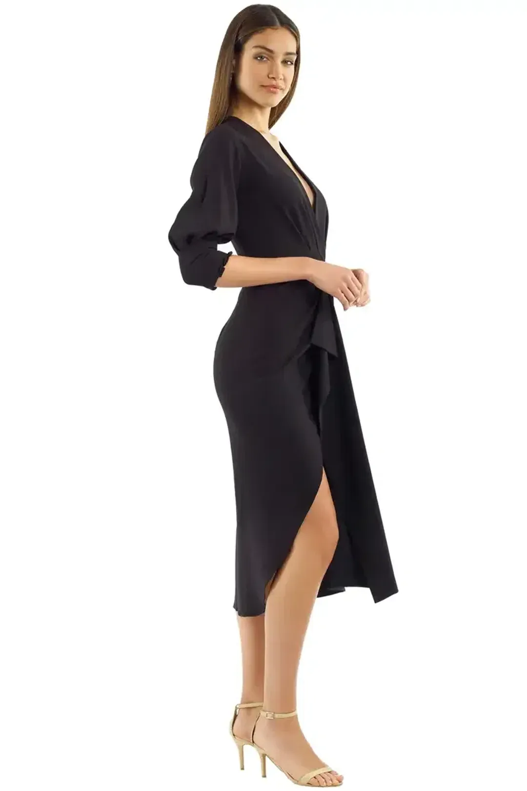 Manning Cartell Free Fall Dress in Black Size 10 for rent on The Volte - main image
