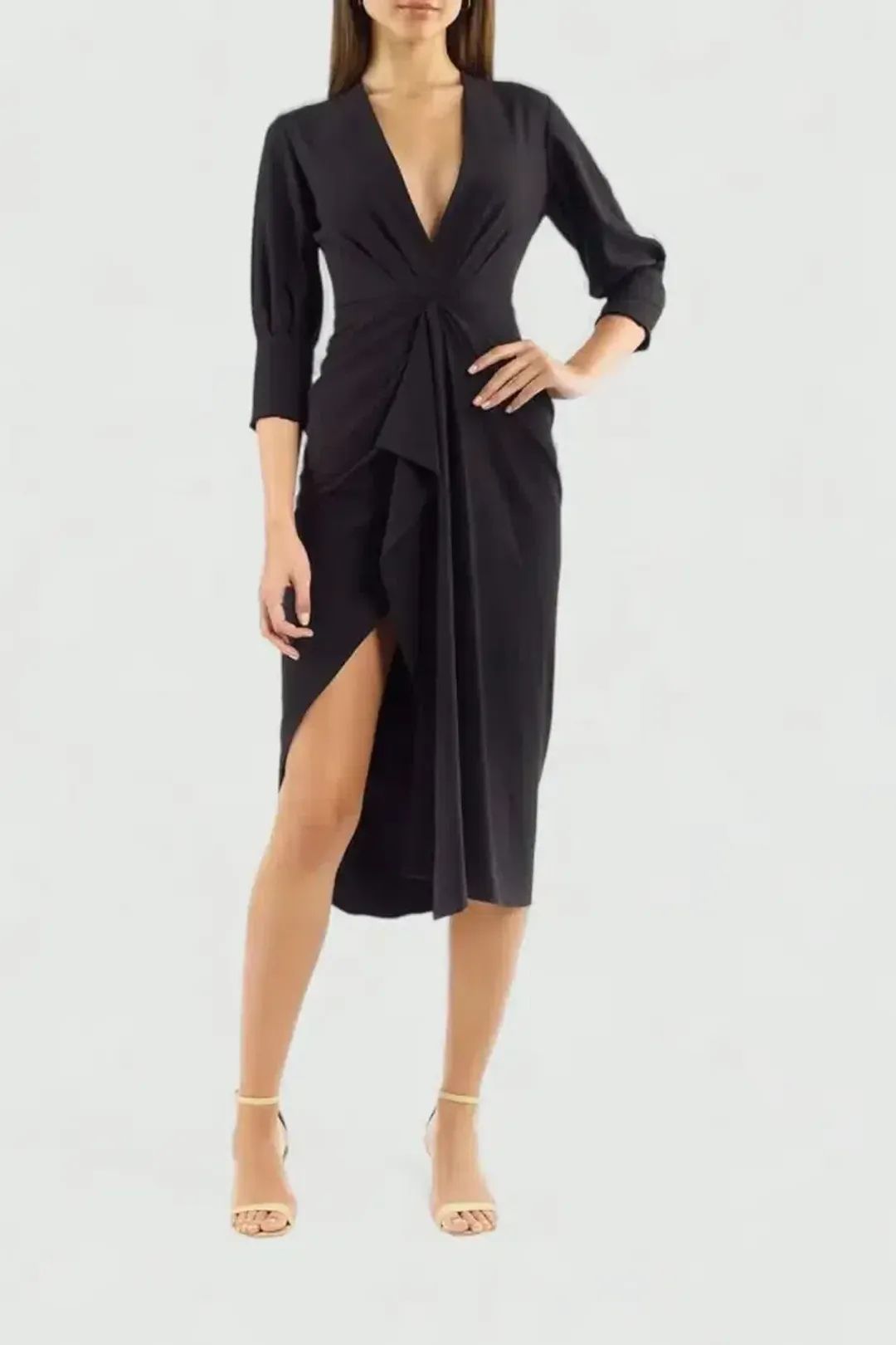 Manning Cartell Free Fall Dress in Black Size 10 for rent on The Volte - main image