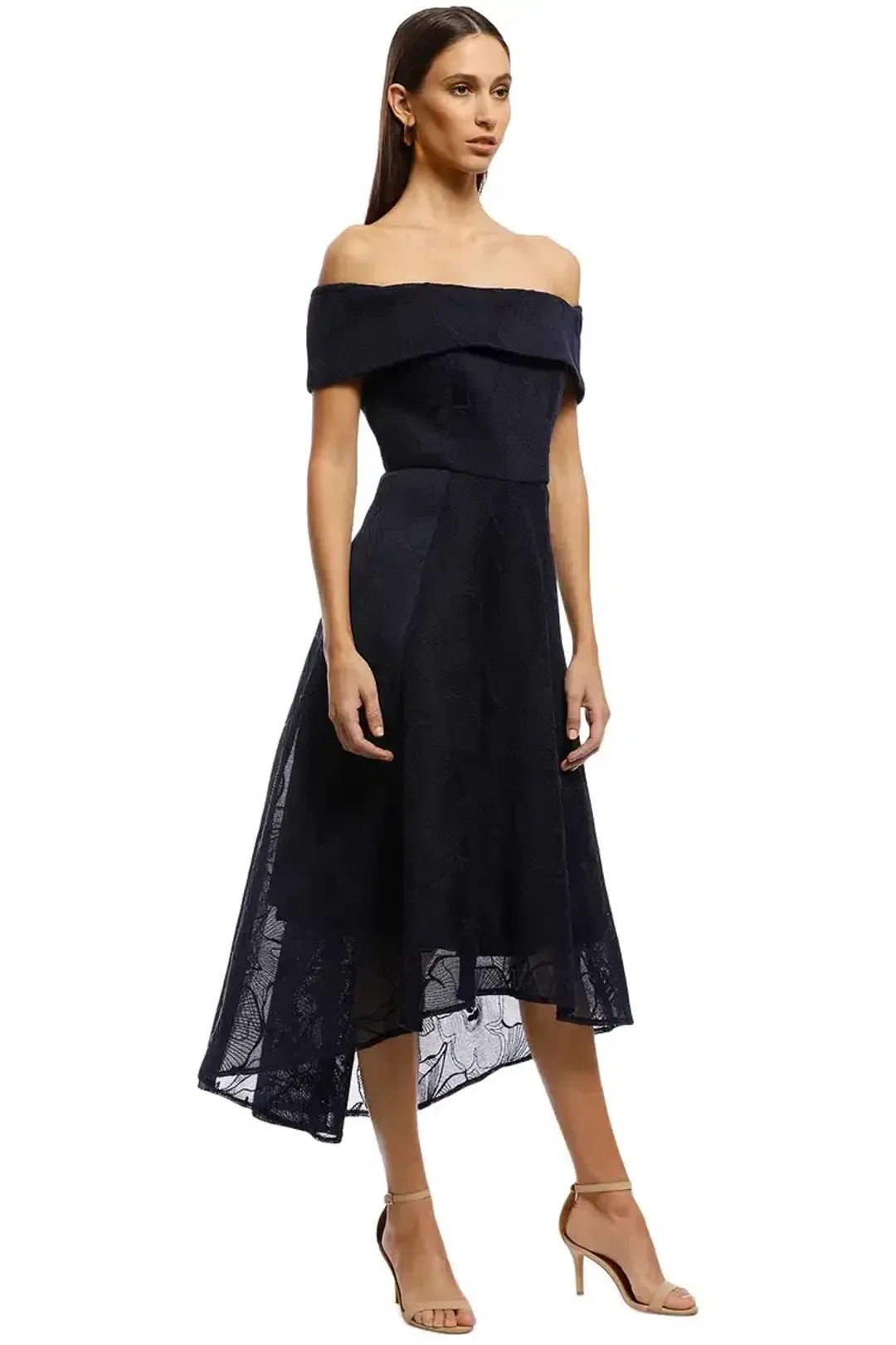 Montique Alex Dress in Navy Size 8 for rent on The Volte - main image