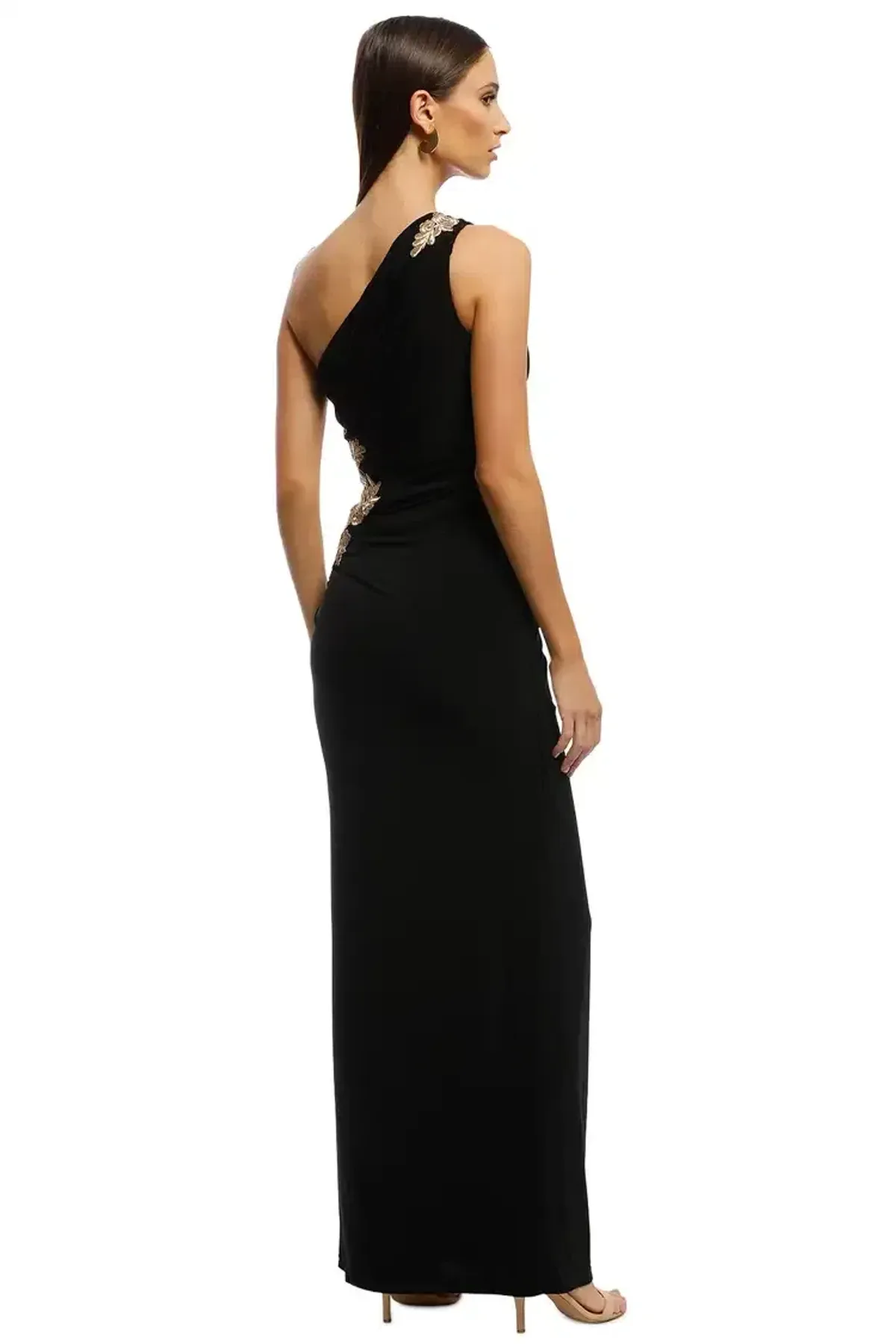 Montique Donatella Applique Gown in Black Size 20 - Image 2