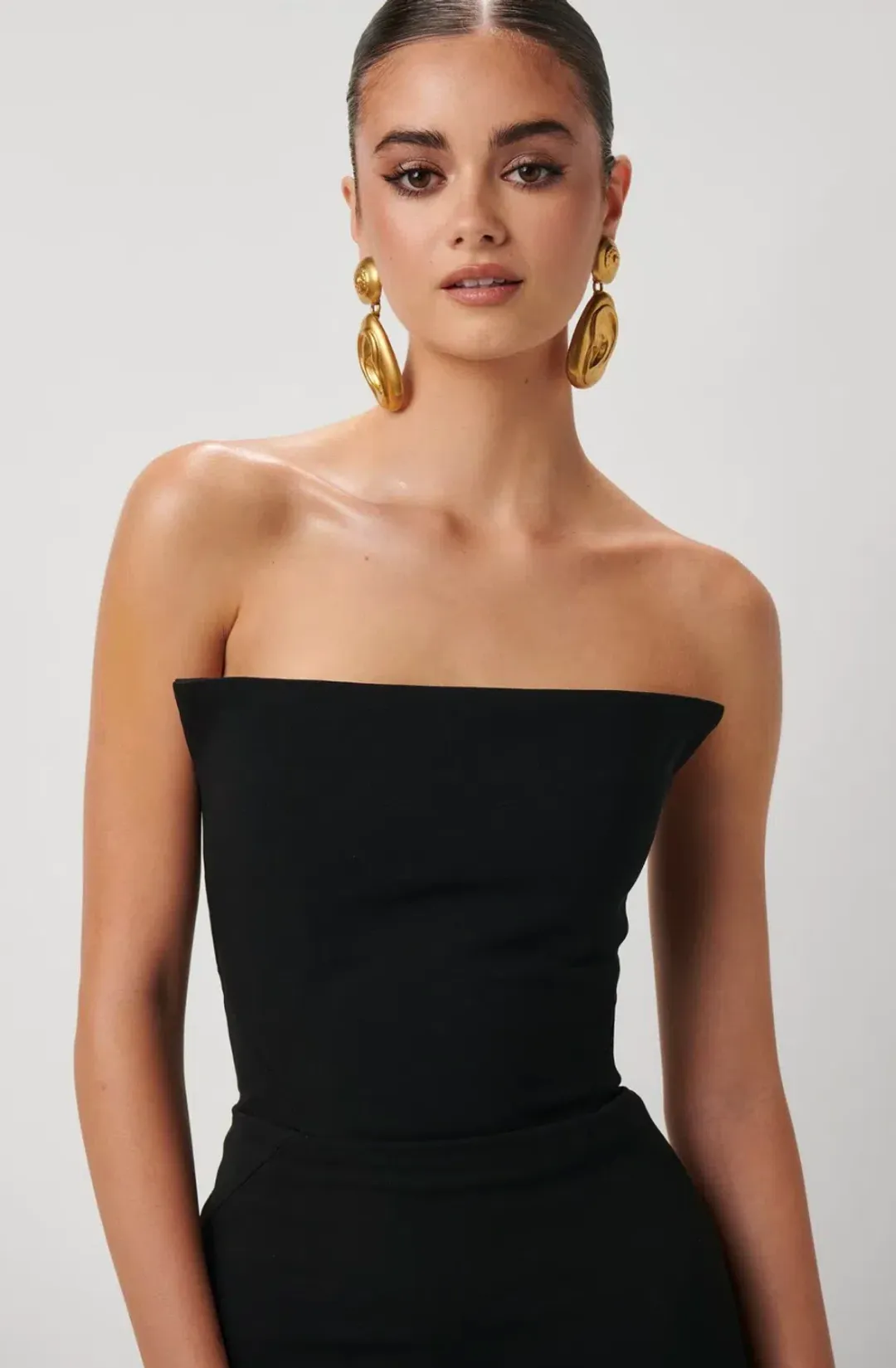 Effie Kats Danna Midi Dress Black Size 10 for rent on The Volte - main image