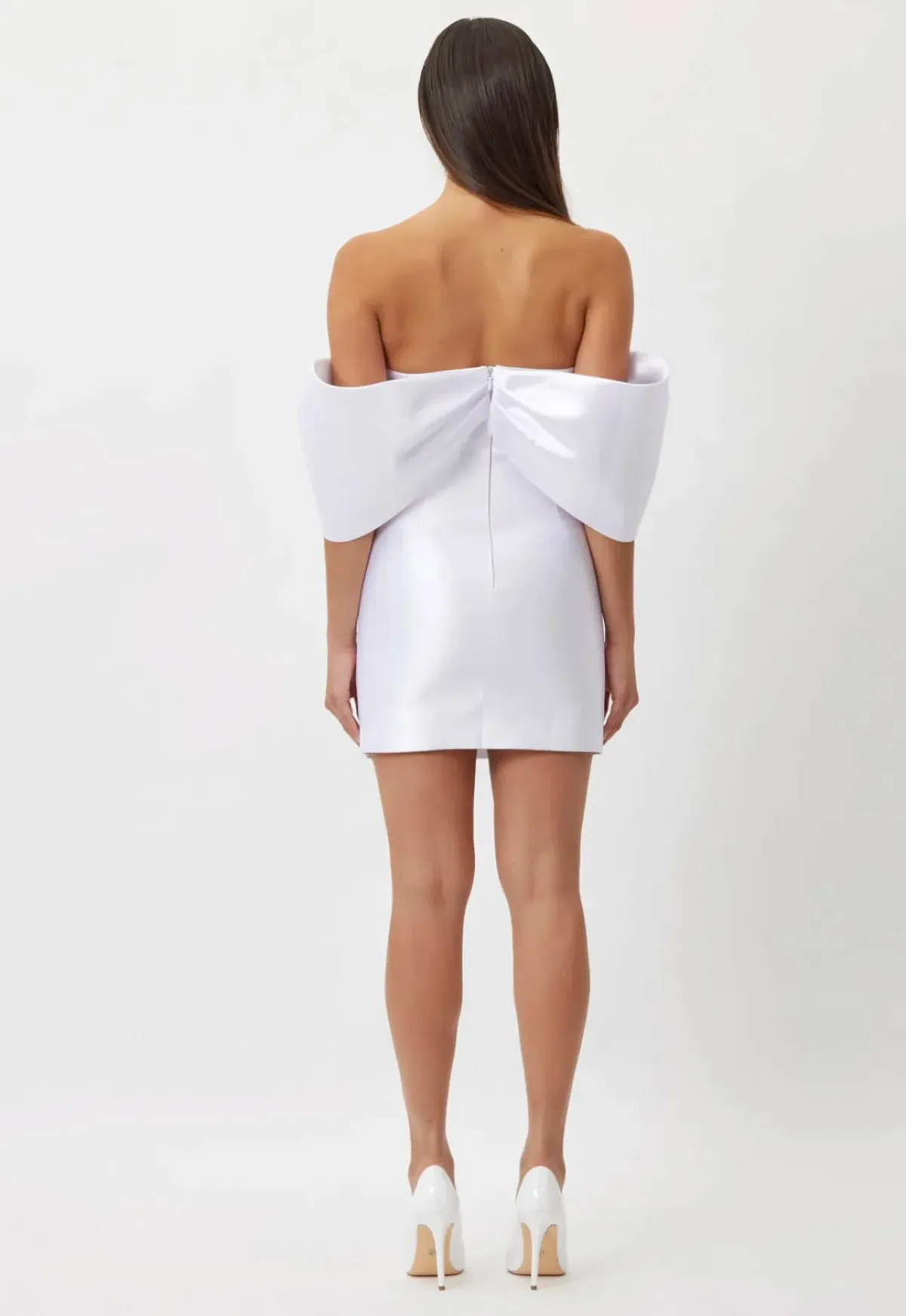 Bianca & Bridgett Eden Mini Dress White Size 8 - Image 3