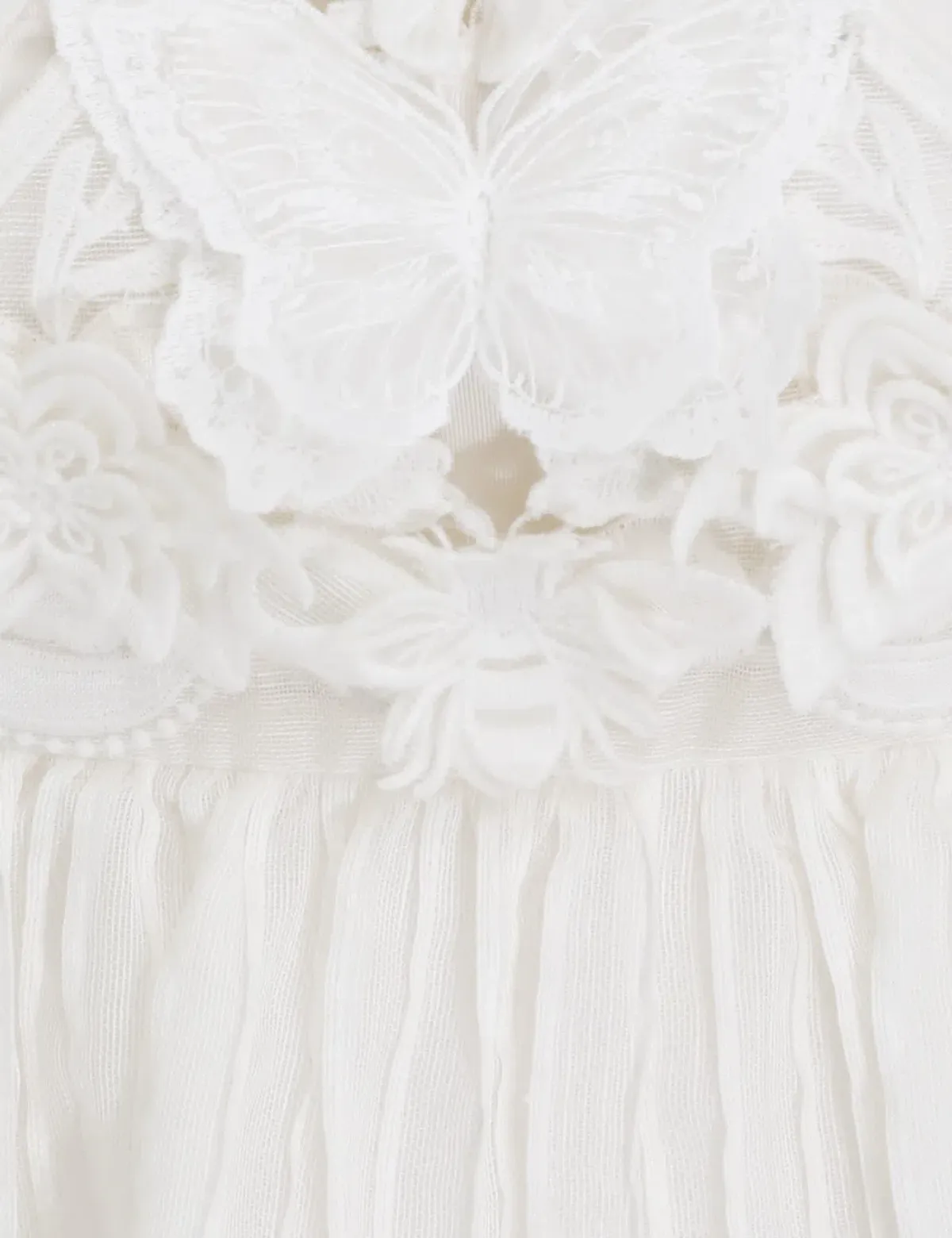 Zimmermann Luminous Embroidered Gown Natural Size 2 / AU 12  - Image 3