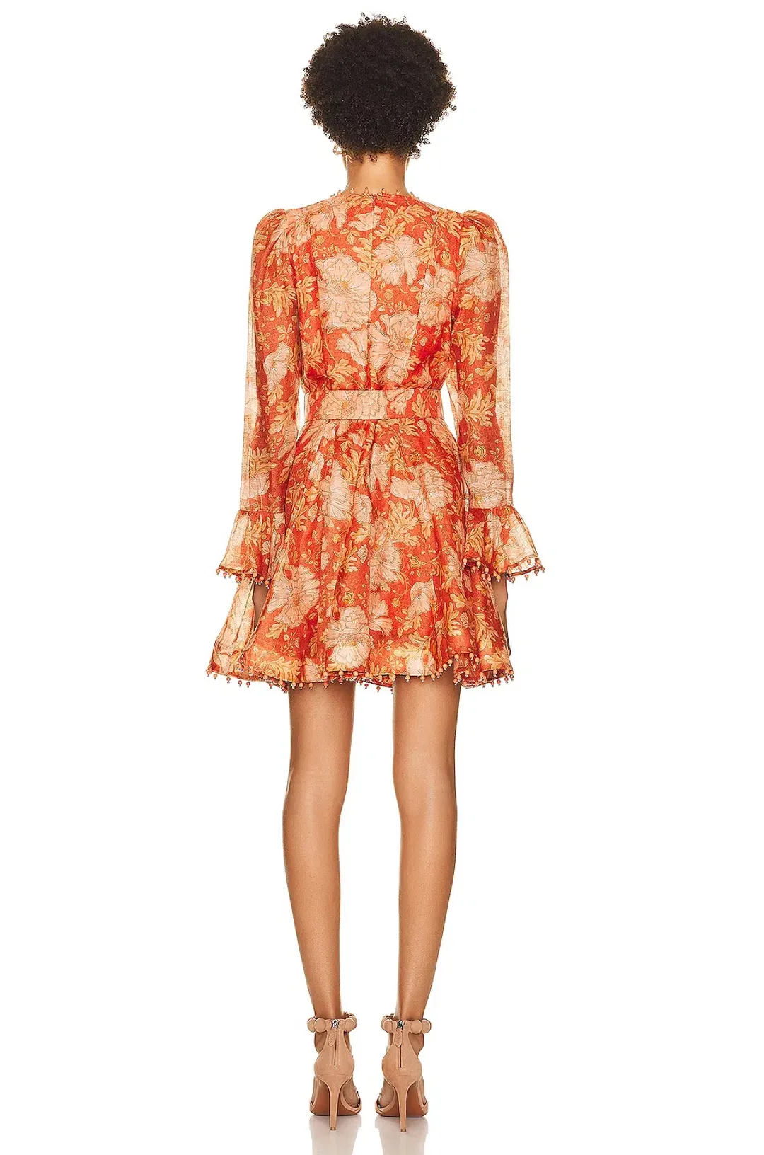 Zimmermann Kaleidoscope Mini Dress Amber Floral Size 1 / AU 10  for rent on The Volte - main image