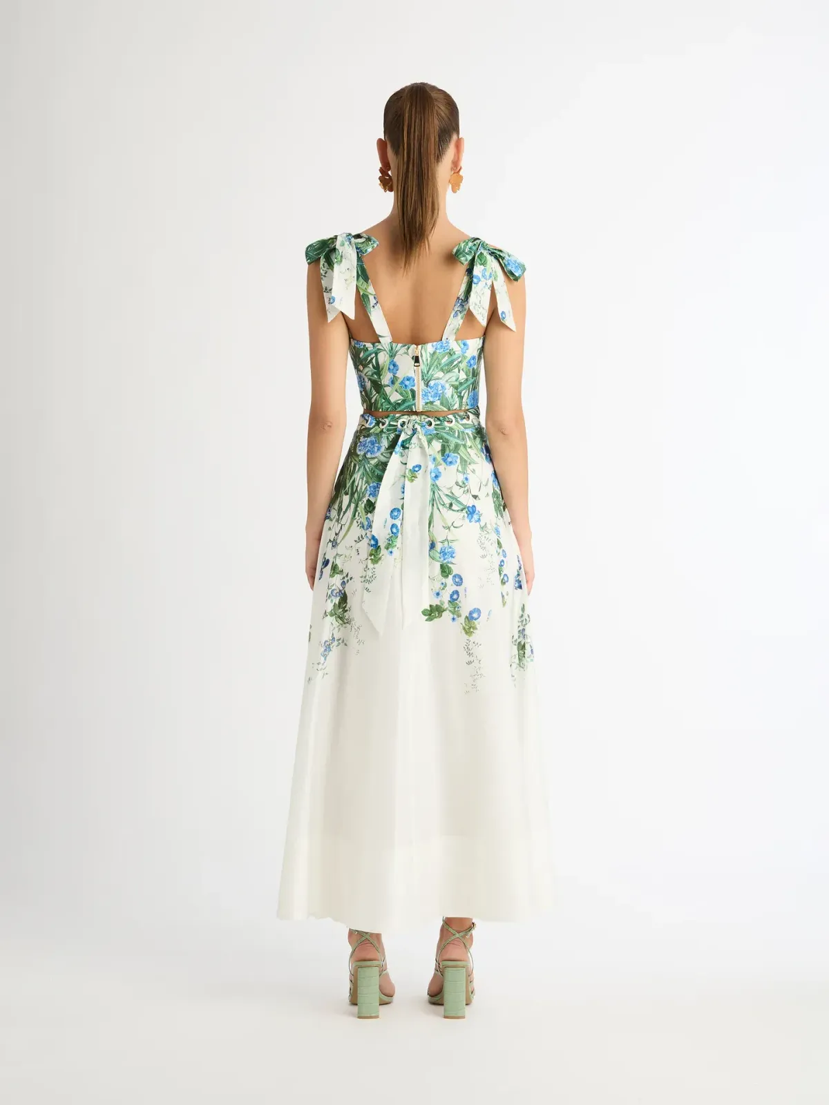 Sheike Madrid Skirt & Top Set Floral Size AU 10  - Image 3