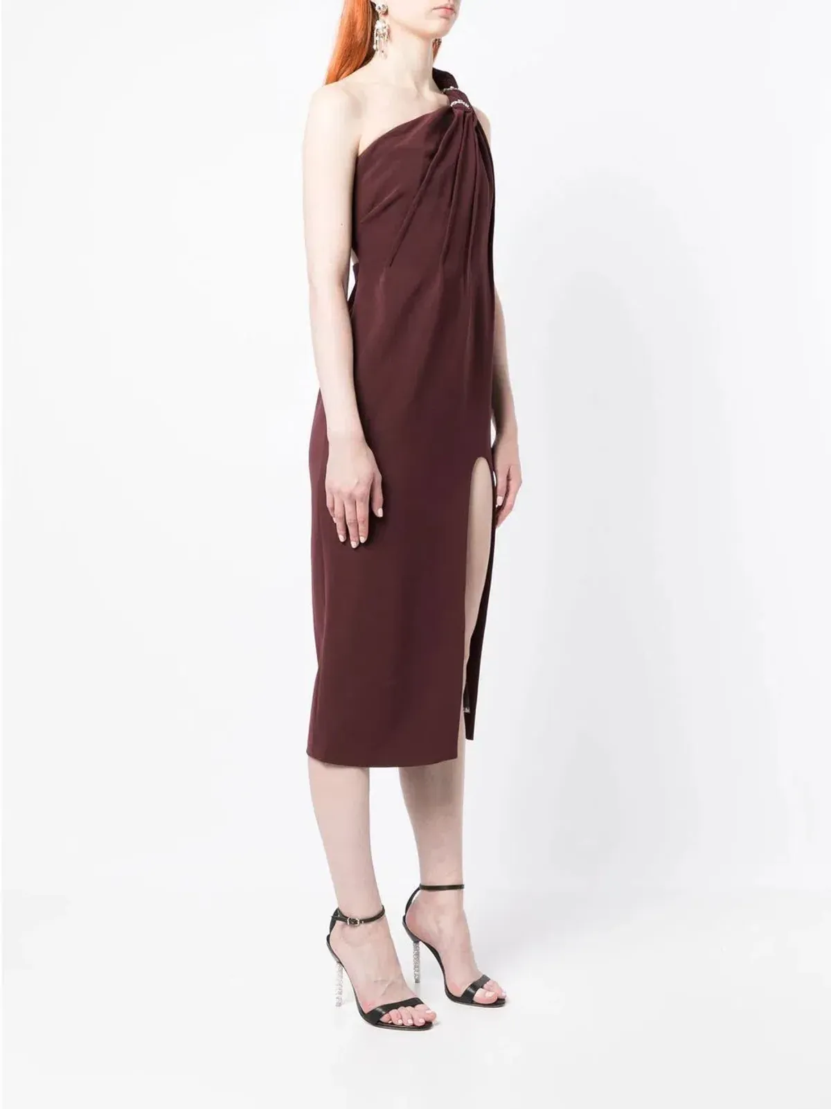 Rachel Gilbert Claudio Dress in Chocolate Brown Size 3 / AU 12 - Image 1