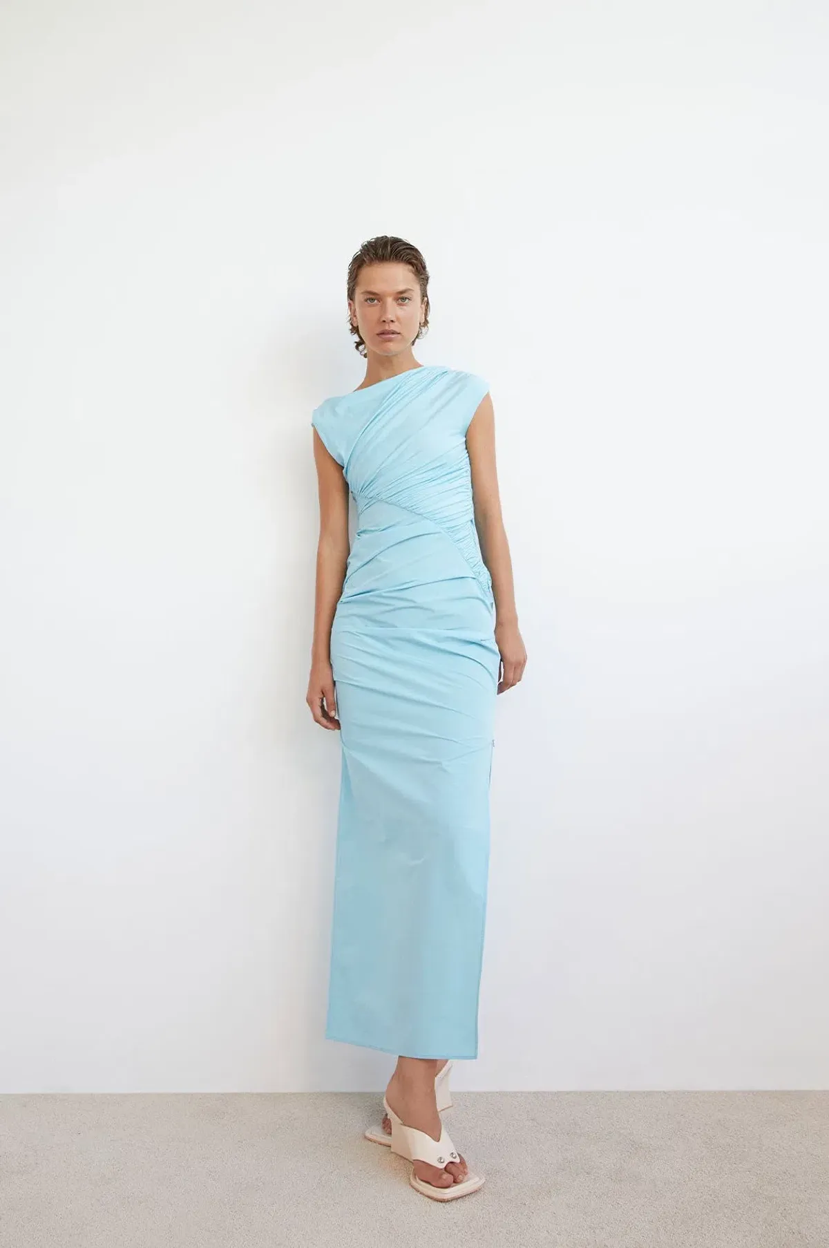 Paris Georgia Kaya Dress Iris Blue Size L / AU 12 - Image 1
