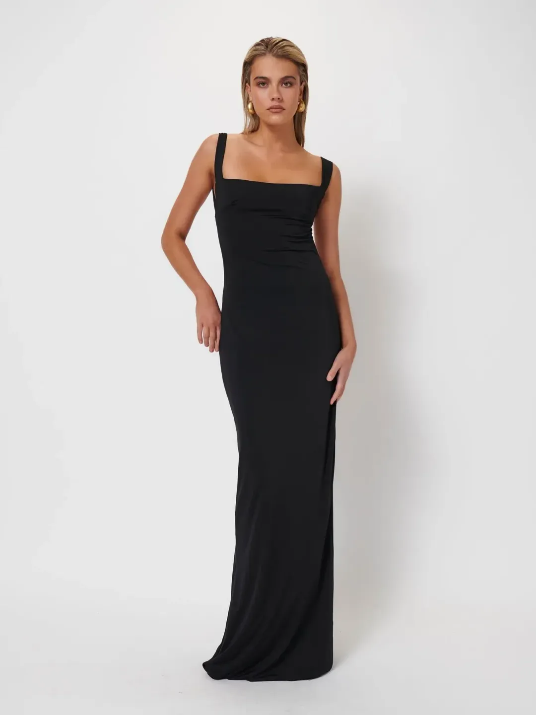 Effie Kats Helena Gown Black Size M / AU 10 for rent on The Volte - main image