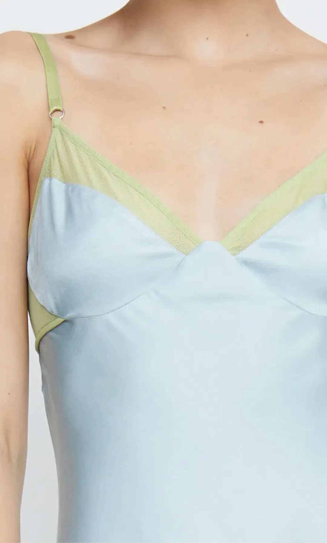 Bec & Bridge Joelle Maxi Dress Cloud Blue/Pear Size M / AU 10 for rent on The Volte - main image