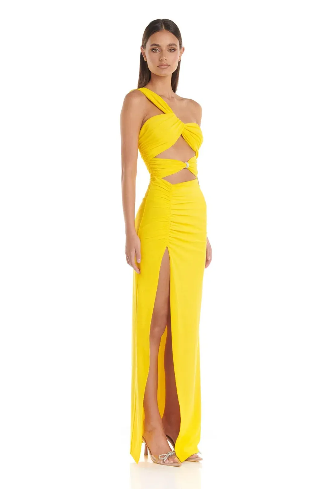 Eliya the Label Natalie Dress Yellow Size 14 for rent on The Volte - main image