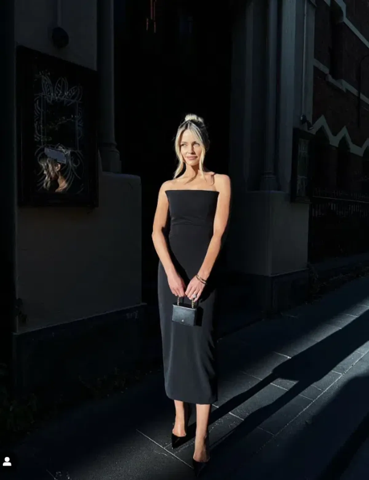 Effie Kats Danna Midi Dress Black Size S / AU 8 - Image 1