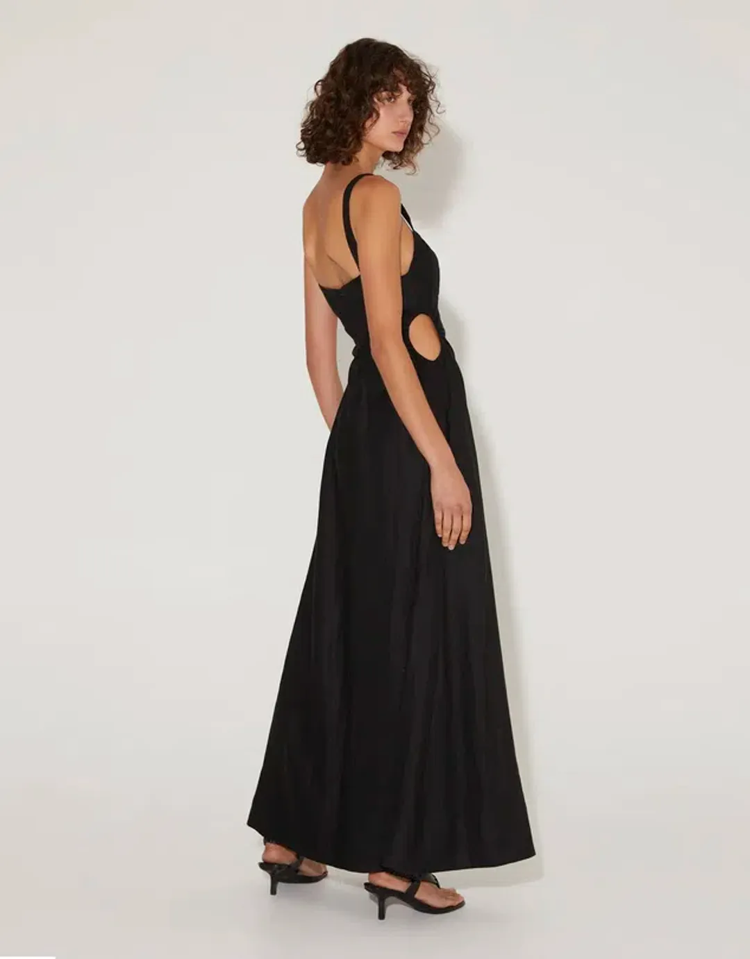 Hansen and Gretel Carlos Maxi Dress Black Size 8 for rent on The Volte - main image