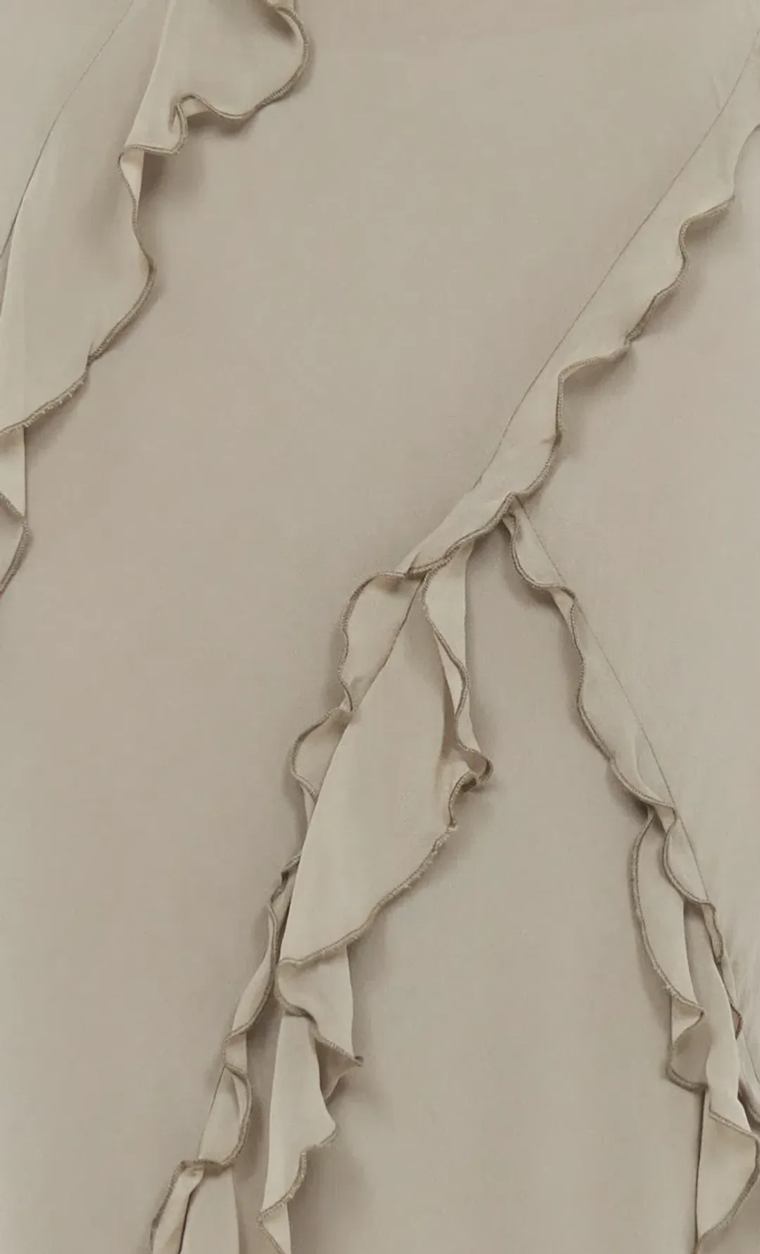 Bec and Bridge Gabriel Frill Maxi in Sage Green Size AU 6 for rent on The Volte - main image