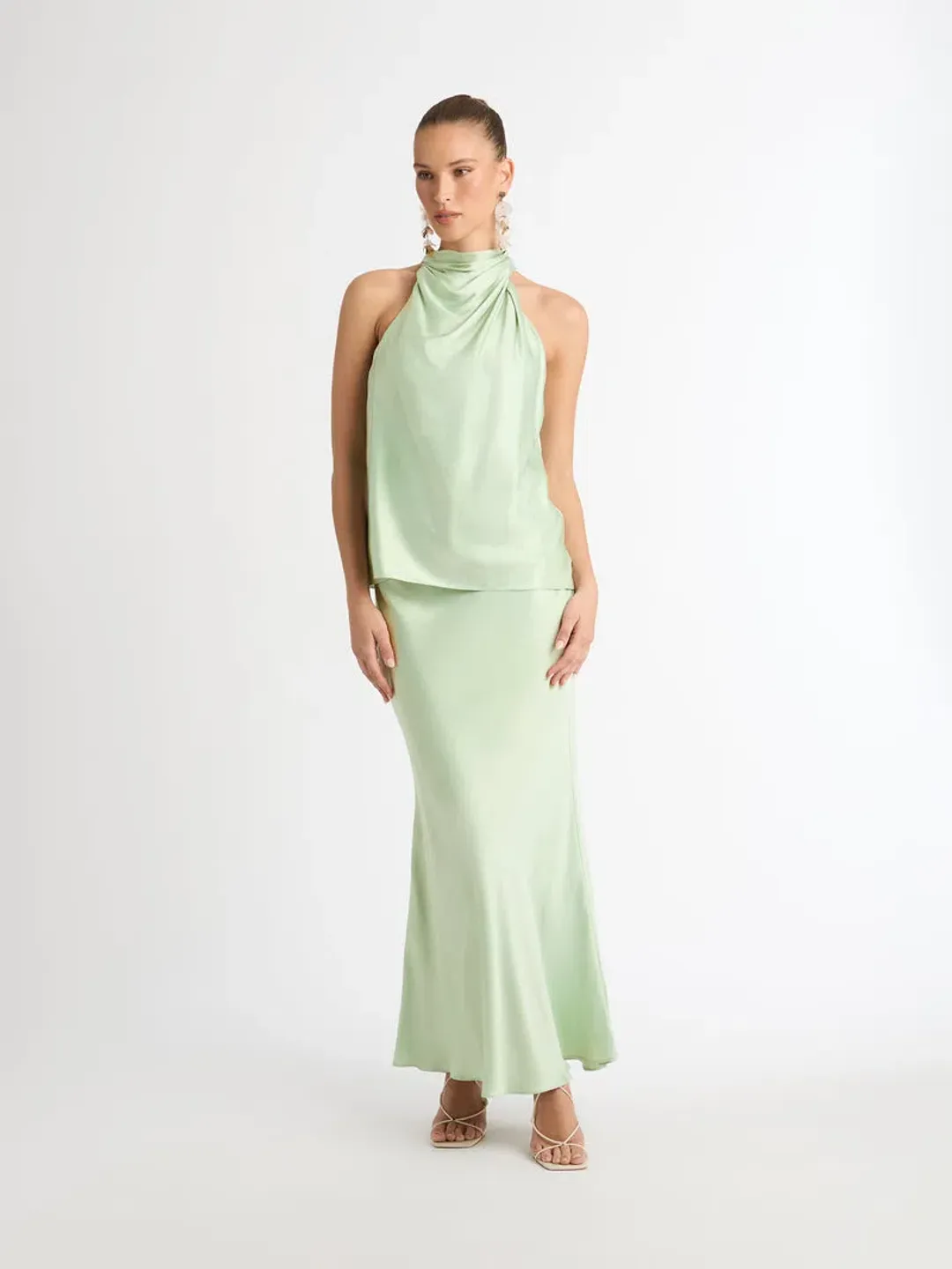 Sheike Stella Top & Gracie Skirt Sets in Sage Size 16 for rent on The Volte - main image
