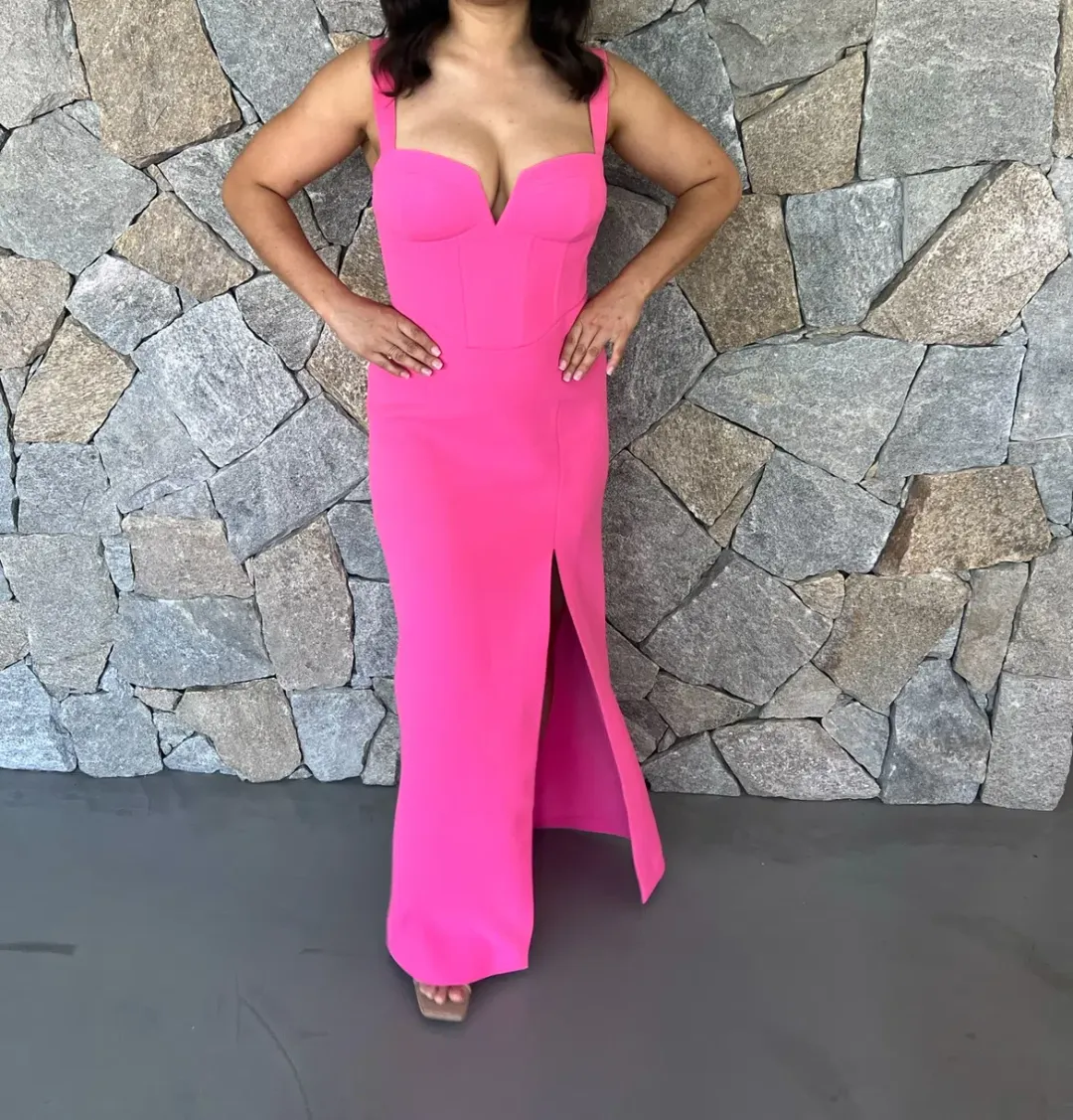 Rebecca Vallance Marie Gown Pink Size 10 for rent on The Volte - main image