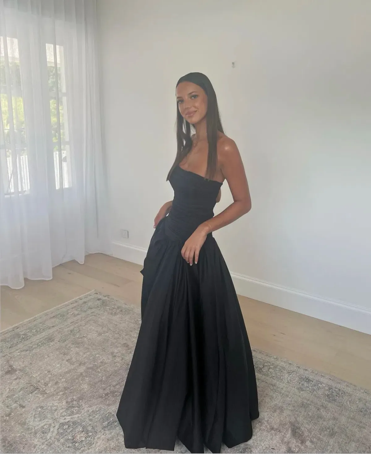 Aje Violette Bubble Hem Maxi Dress Black Size S / AU 8 - Image 3