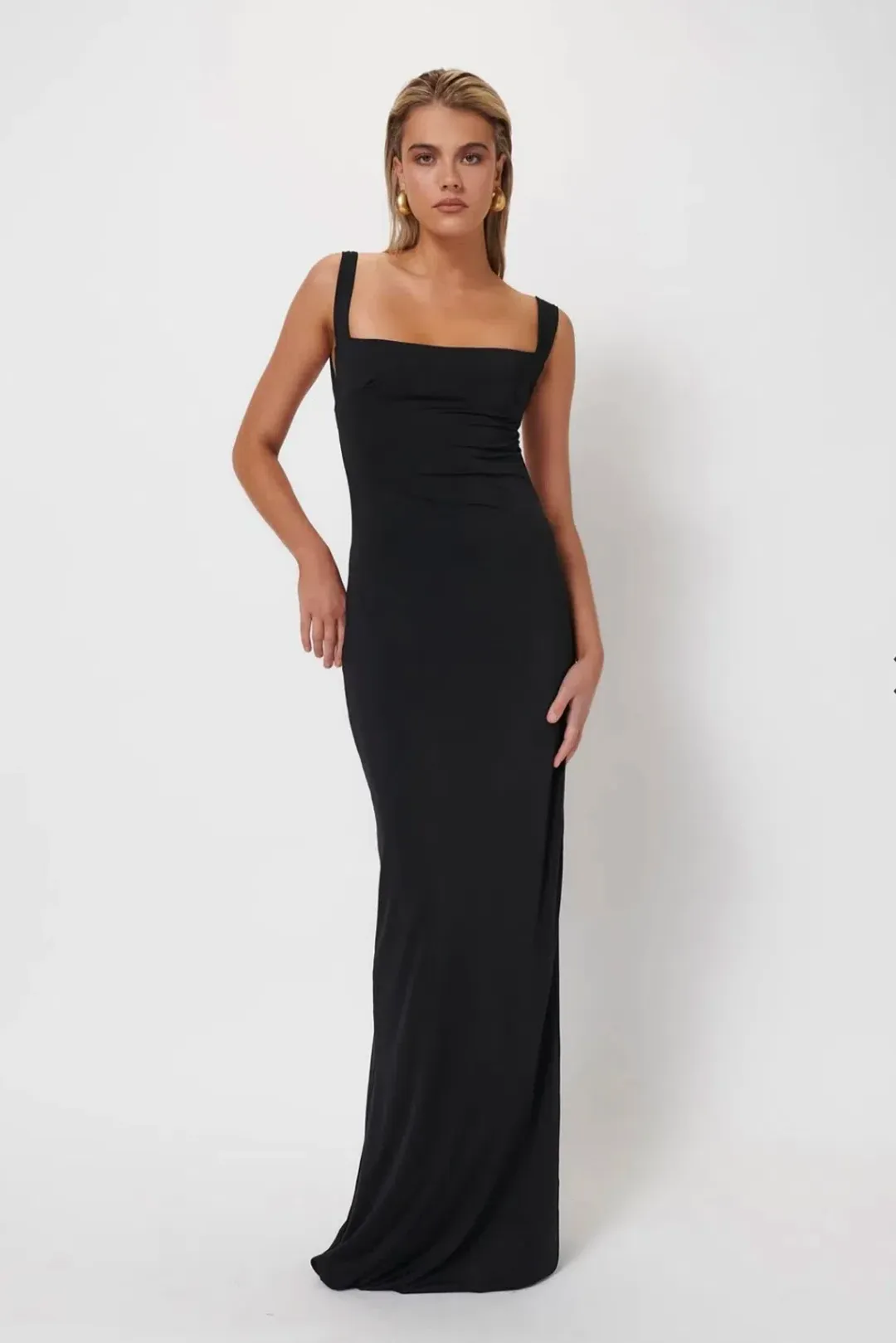Effie Kats Helena Gown Black Size M / AU 10 for rent on The Volte - main image