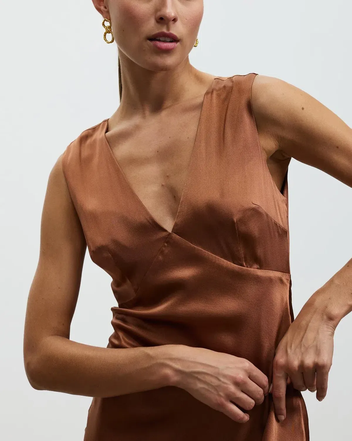 Hansen & Gretel Jessa Dress Fudge Size XS / AU 6 - Image 2