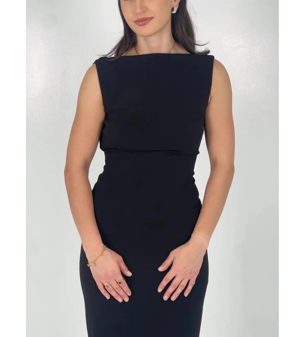 Effie Kats Verona Gown in Black Size M / AU 10 - Image 3