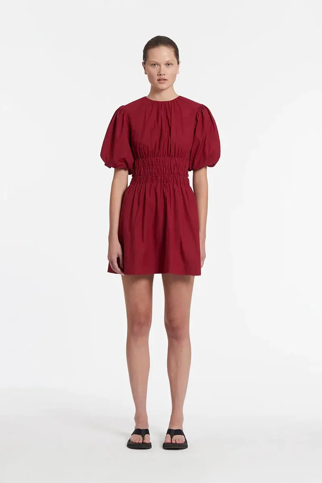 Sir the Label Dion Open Back Mini Dress in Plum Size 0 / AU 6 for rent on The Volte - main image