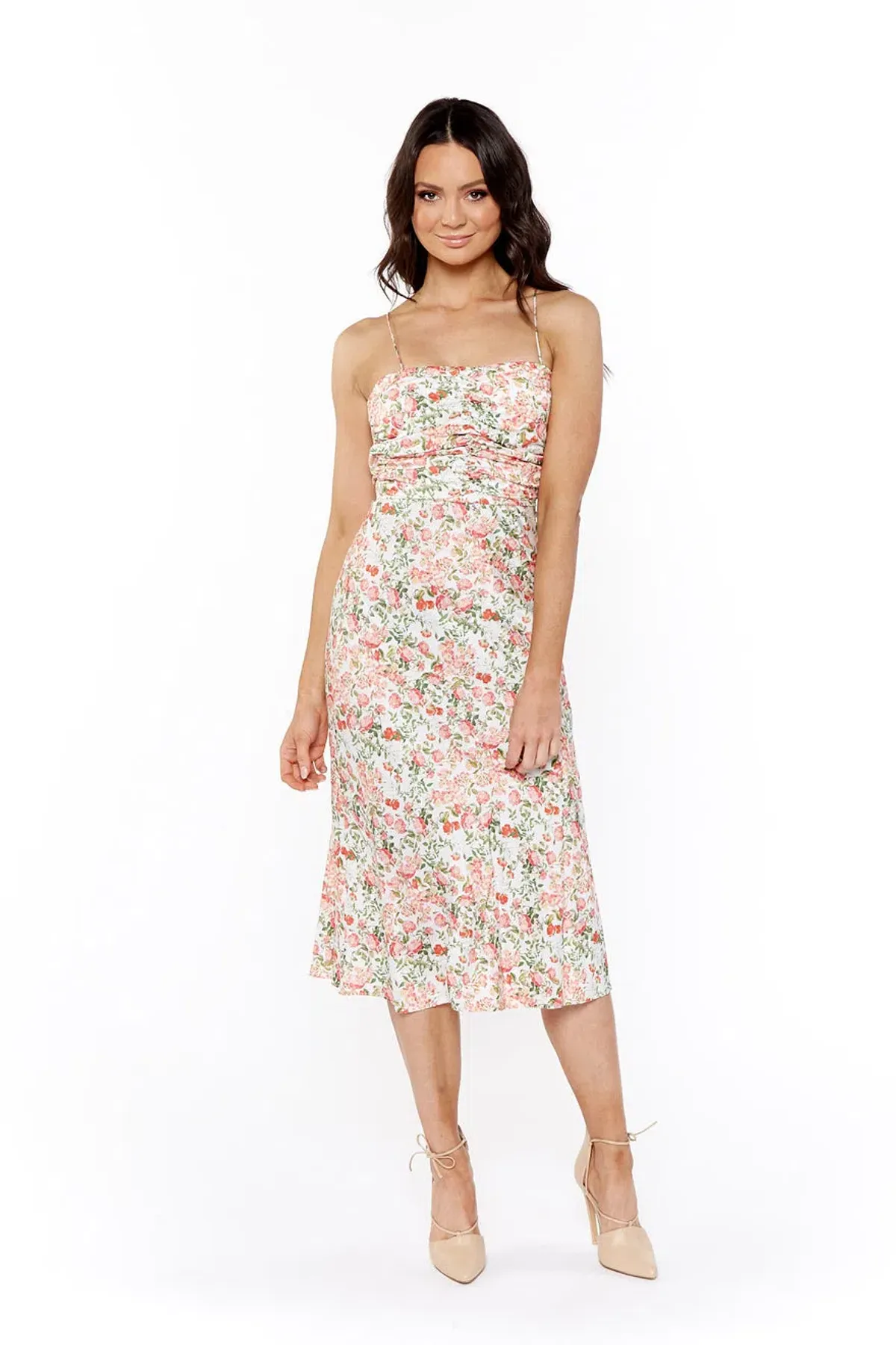 Bec & Bridge Camellia Delights Midi Dress Floral Size 8 - Image 1