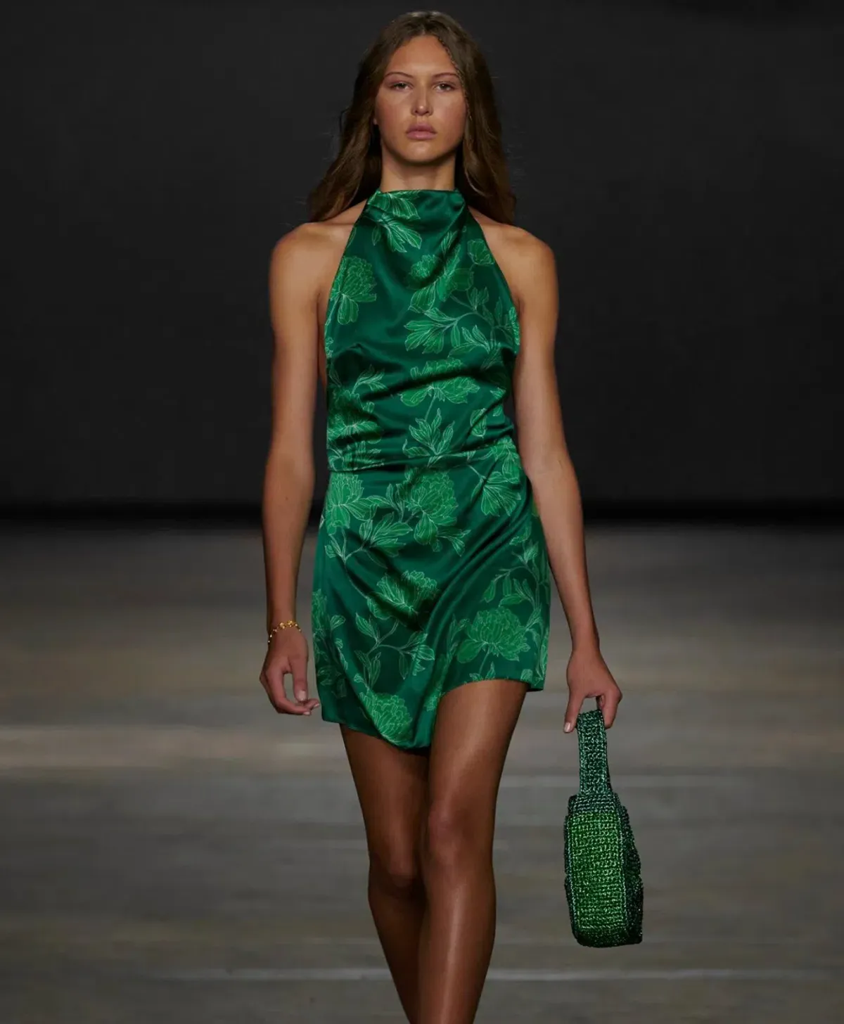 Hansen & Gretel Toni Dress Jade Floral Size XS/Au 6 - Image 1