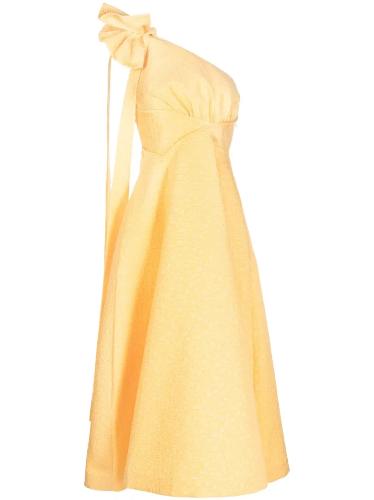 Rachel Gilbert Emiliano Midi Dress Lemondrop Size 2 / AU 10 - Image 4