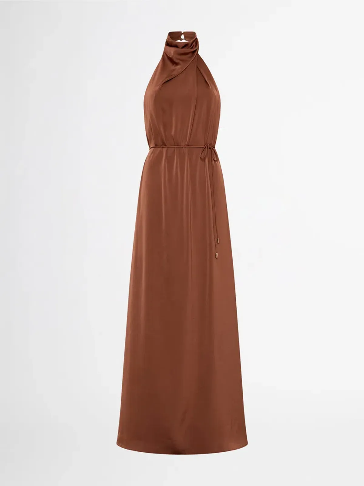 Sheike Destiny Maxi Dress Brown Size 10 - Image 3
