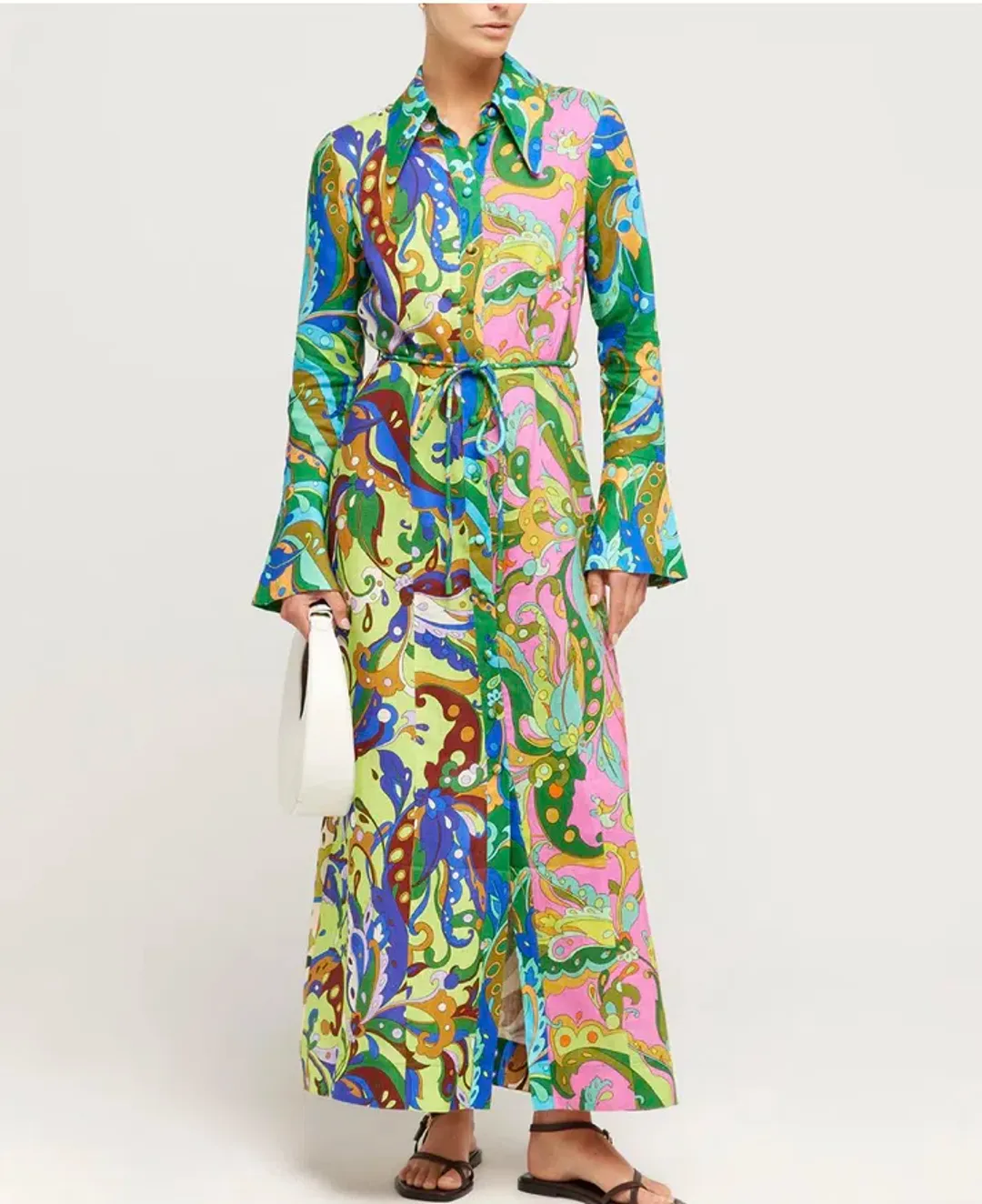 Alémais Yvette Shirtdress Multi Size 8 for rent on The Volte - main image