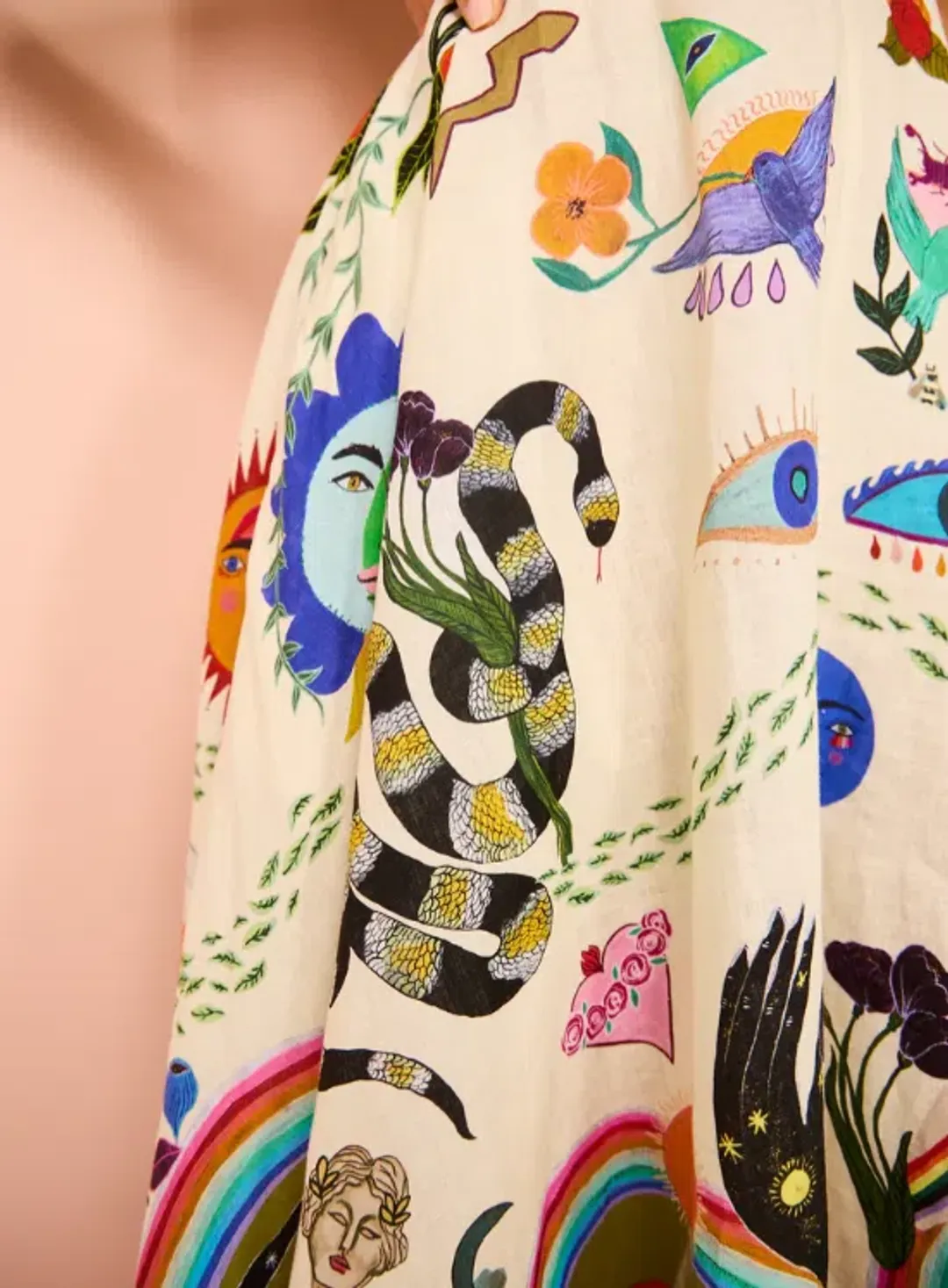 Alemais Evergreen Sundress In Multi Size 8 for rent on The Volte - main image