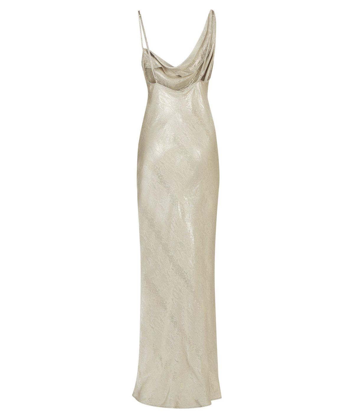 Rat & Boa Gaia Slip Dress Metallic Silver Size 8 - Image 8