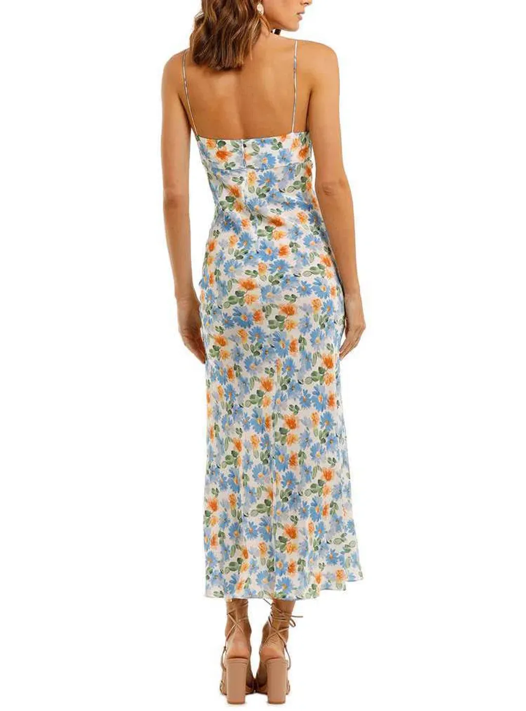 Bec & Bridge La Jolie Midi Dress Floral Size 12 for rent on The Volte - main image