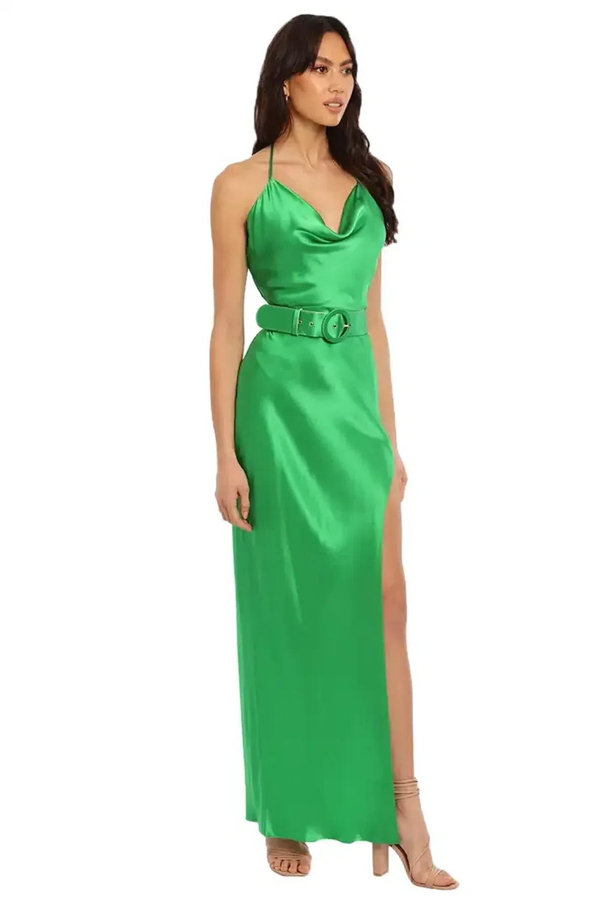 Nicholas Lucinda Gown in Green Size 14 - Image 2