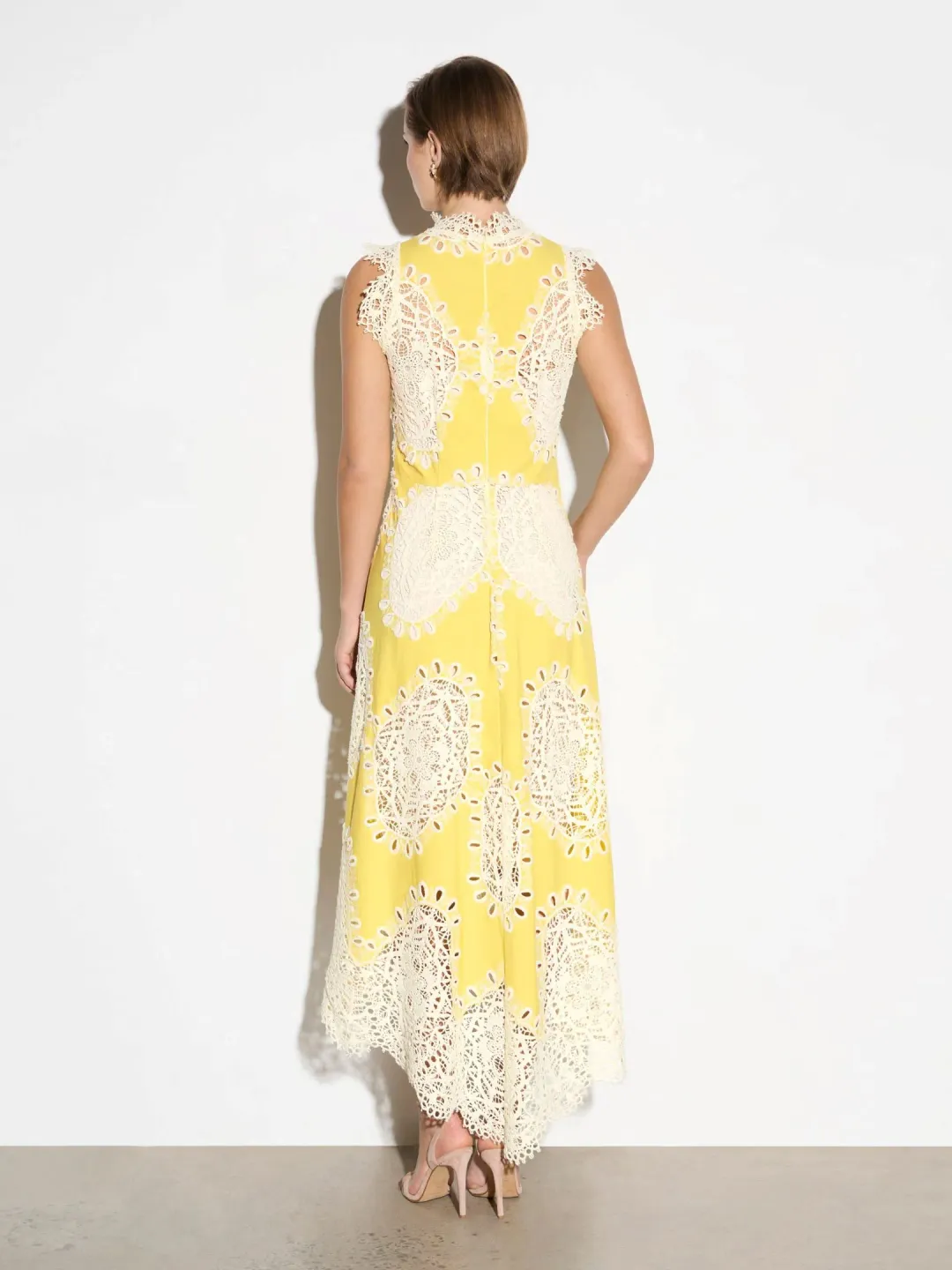 Moss and Spy Mimosa A Line Yellow/Ivory  for rent on The Volte - main image